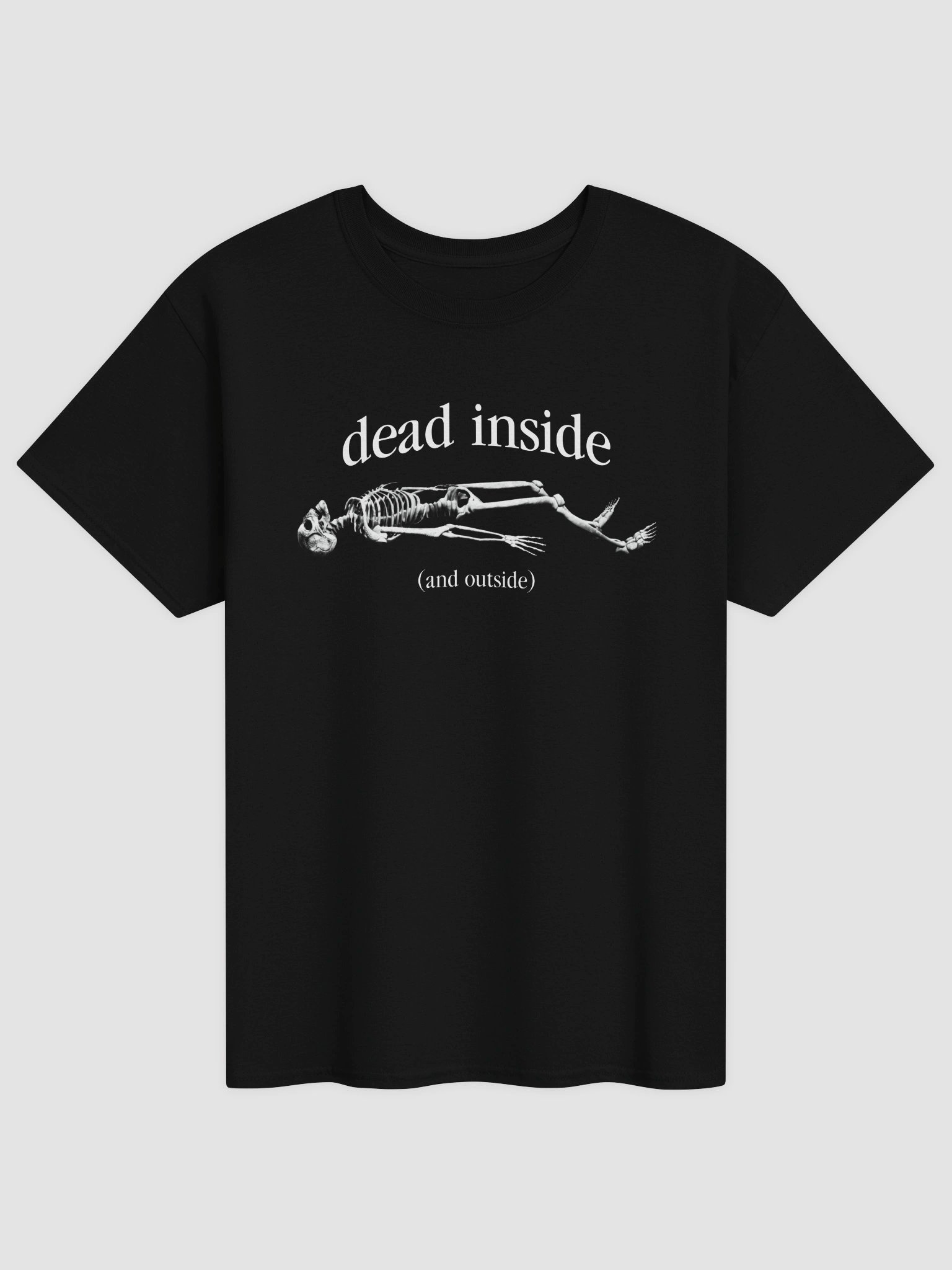 Dead Inside Skeleton T-shirt product image (1)