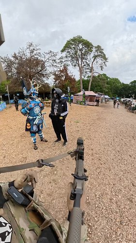POV walking back from a game at the National Airsoft Festival…. #airsoft #notreal