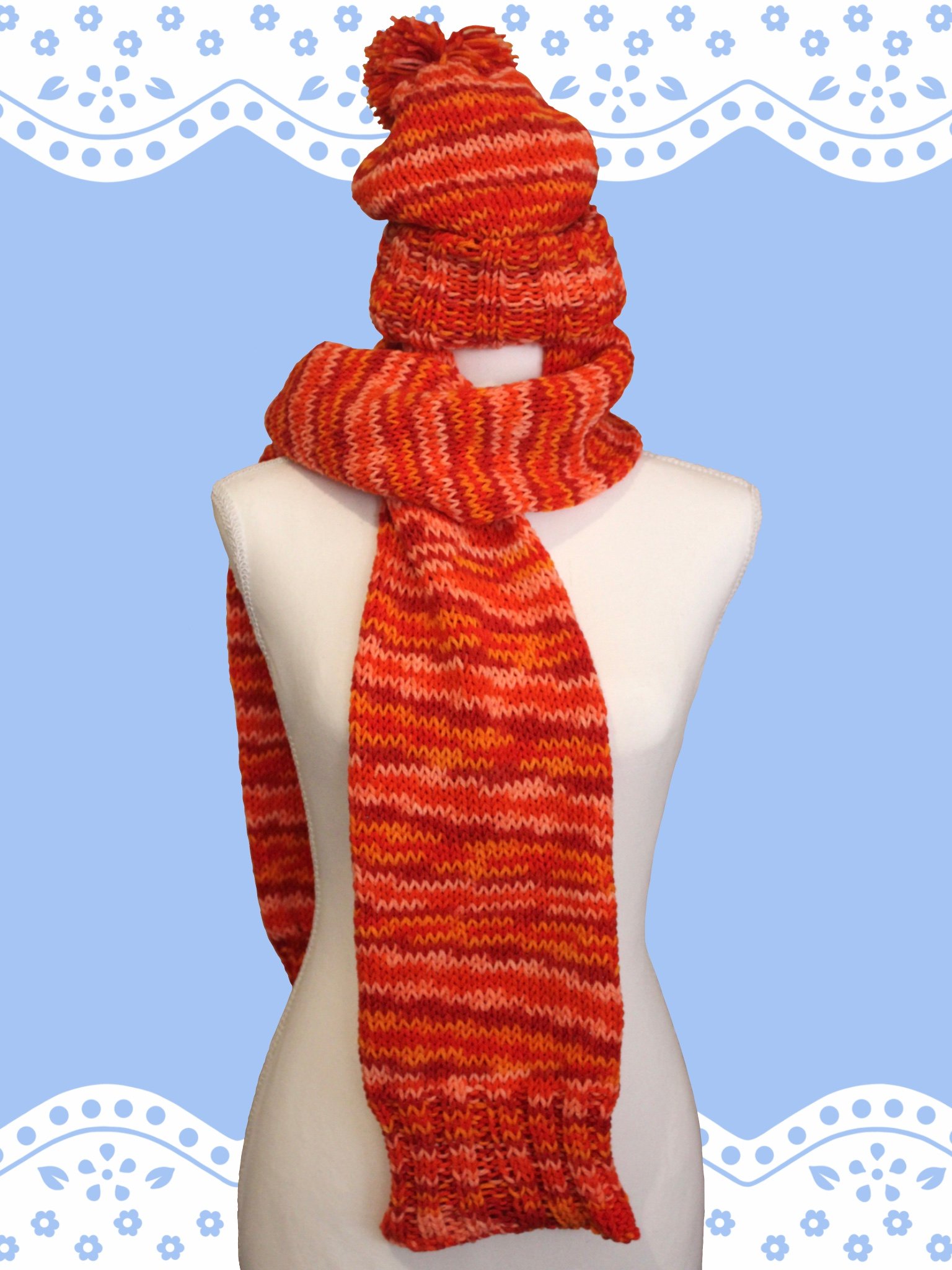 Scarf & Beanie Set - Bright Fall product image (1)