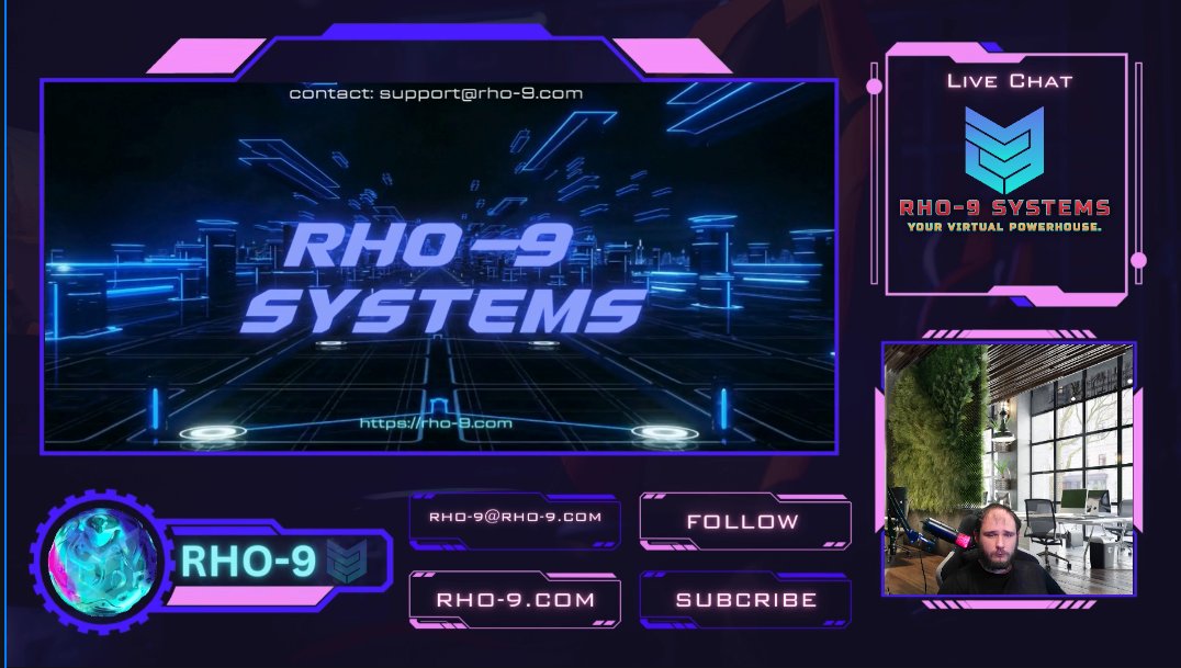 Rho-9 Supporter Twitch Background product image (1)