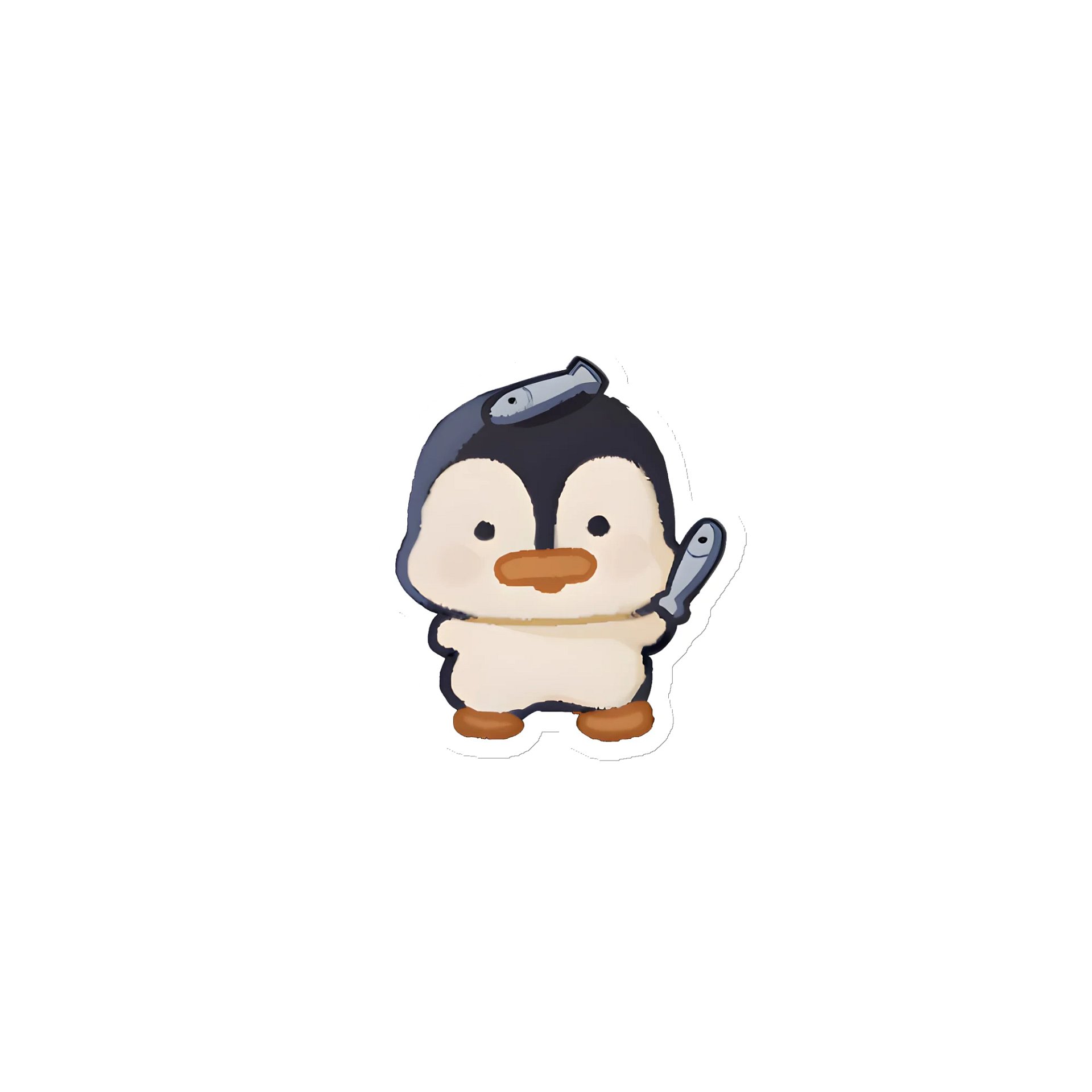 Small Snack Penguin Magnet product image (1)