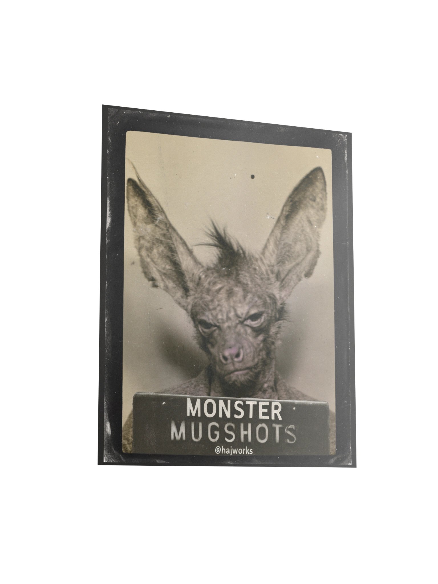 Monster Mugshots No. 006 — Matte Art Print product image (3)