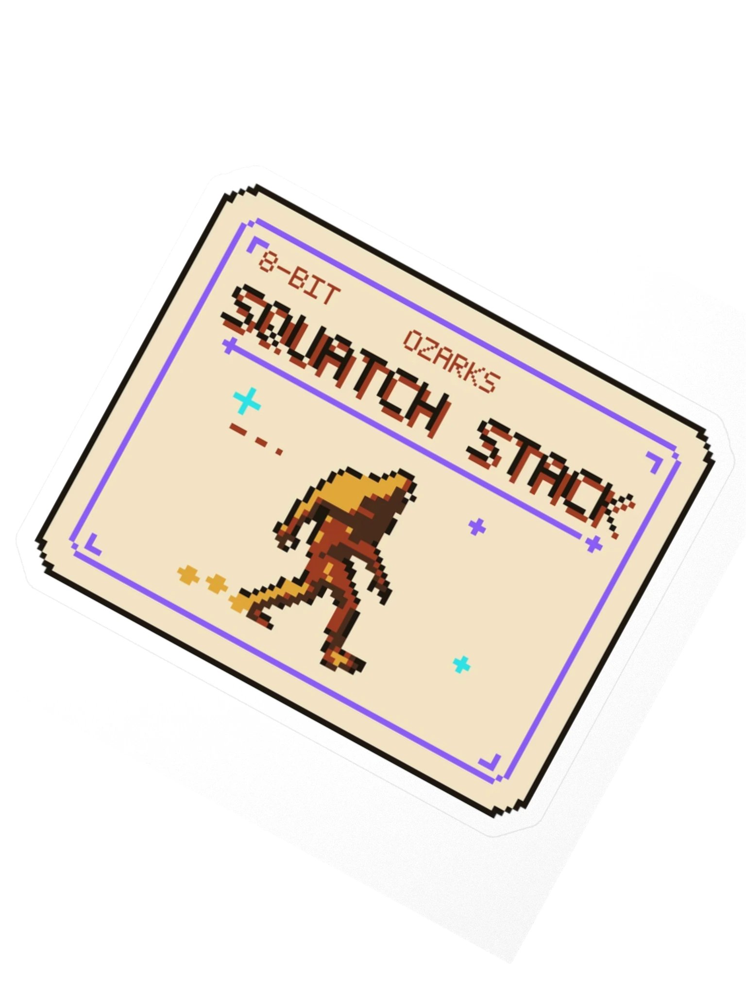 8-Bit Squatch Sticker product image (2)