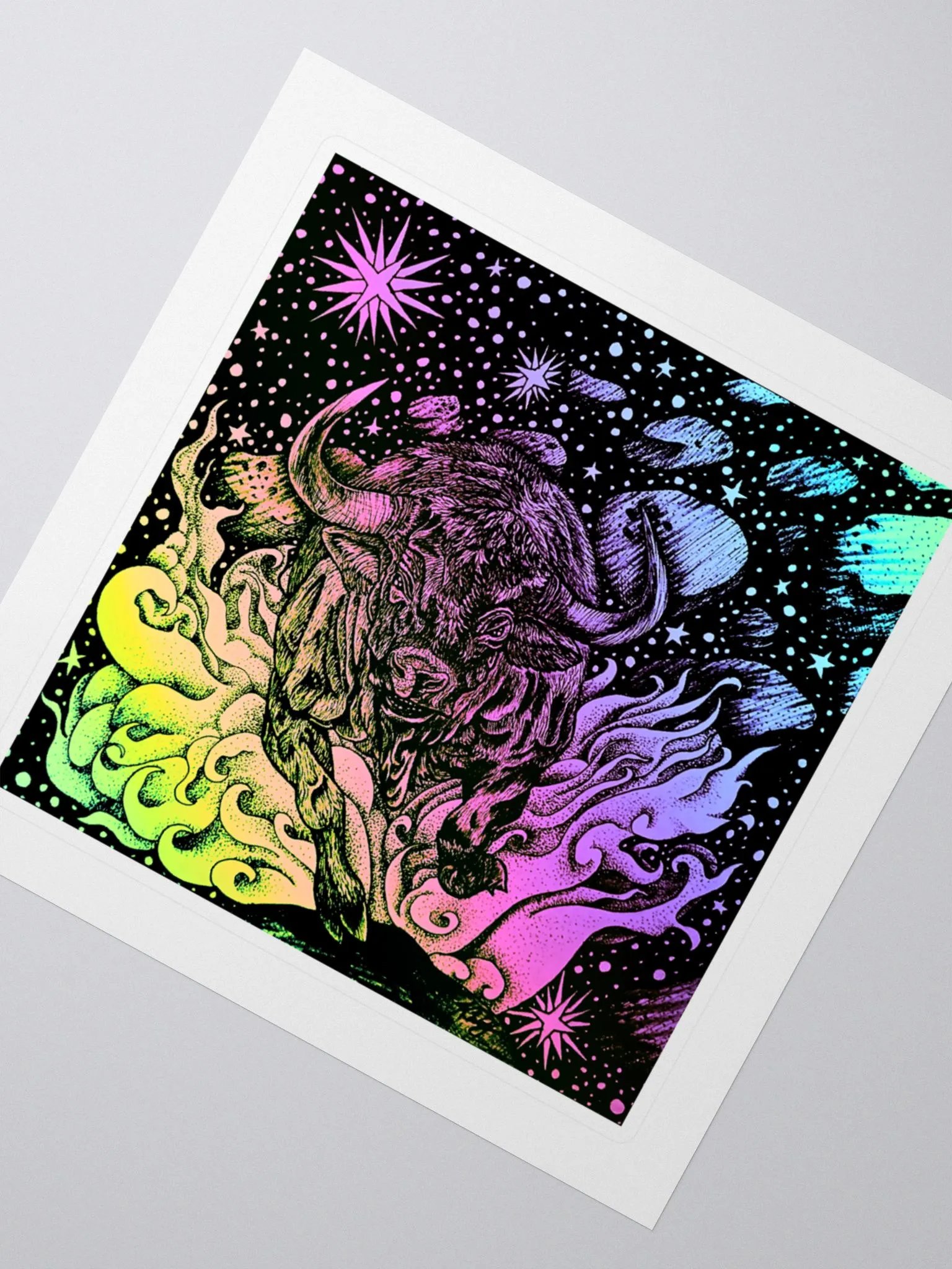 Limited Edition Taurus Zodiac Kiss Cut Stickers product image (2)