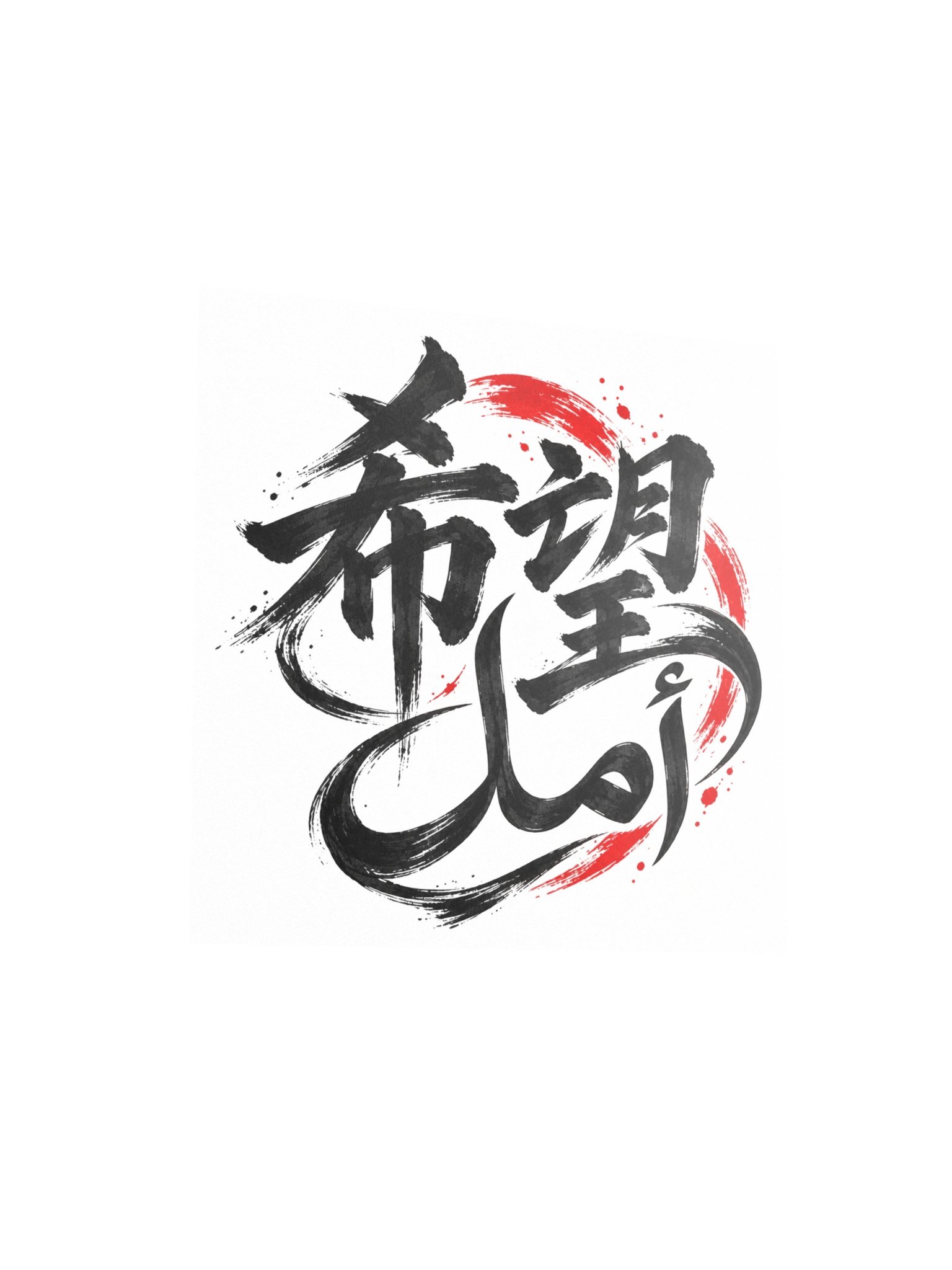 Hope Calligraphy Art Print product image (3)