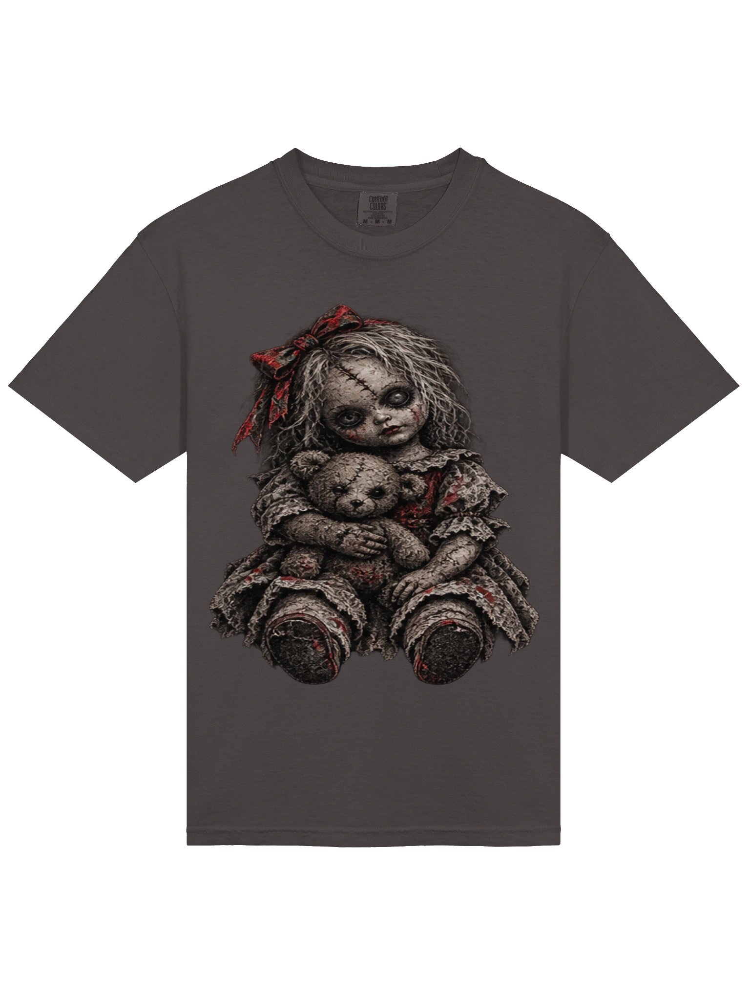 CREEPY HAUNTED DOLL GRAPHIC T-SHIRT | GOTHIC HORROR GRAPHIC TEE product image (8)