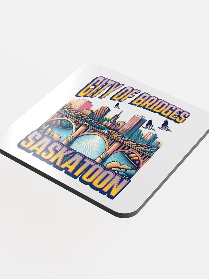 City of Bridges Saskatoon Cork Coaster Set product image (1)