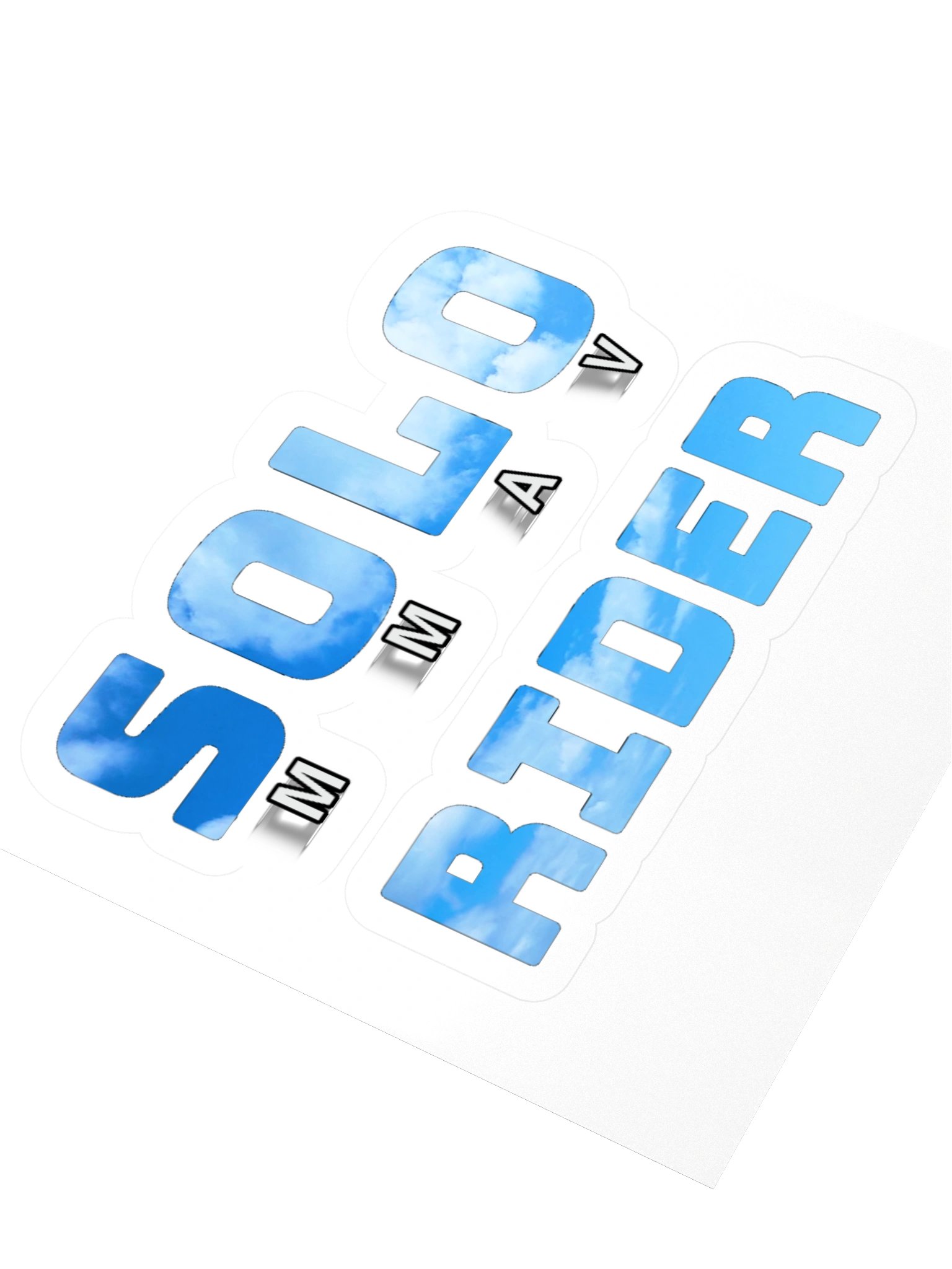 MMAV Sticker Kiss Cut: Solo Rider product image (7)