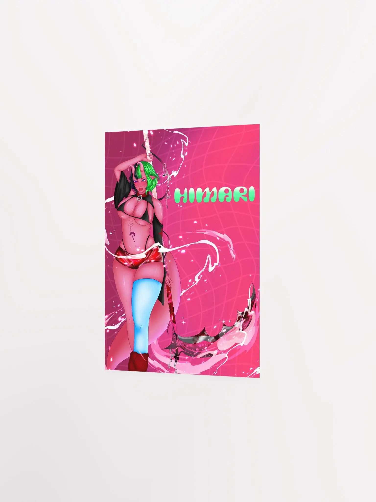 Himari Pink Poster product image (17)