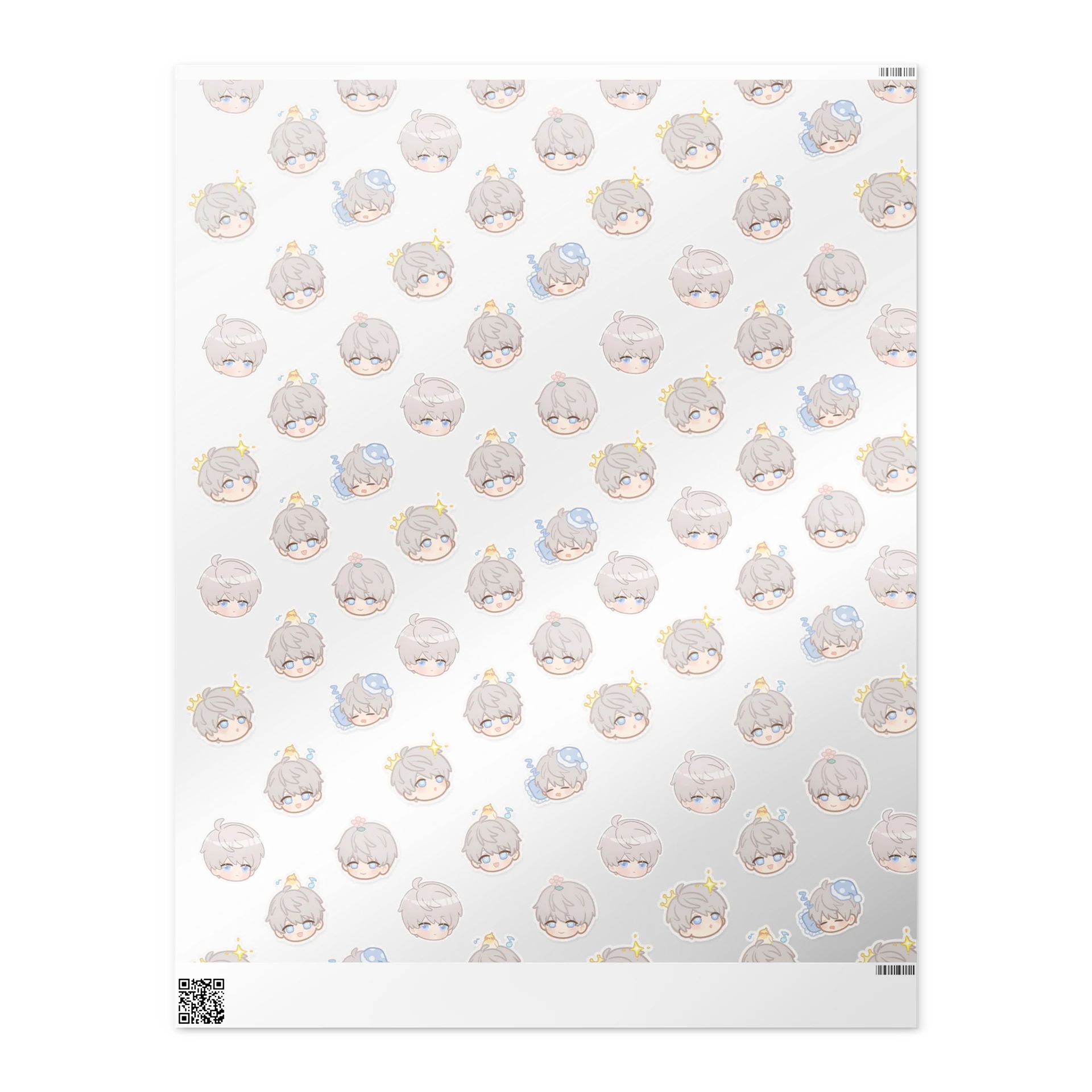 Xavier Chibi Pattern Wrapping Paper product image (2)