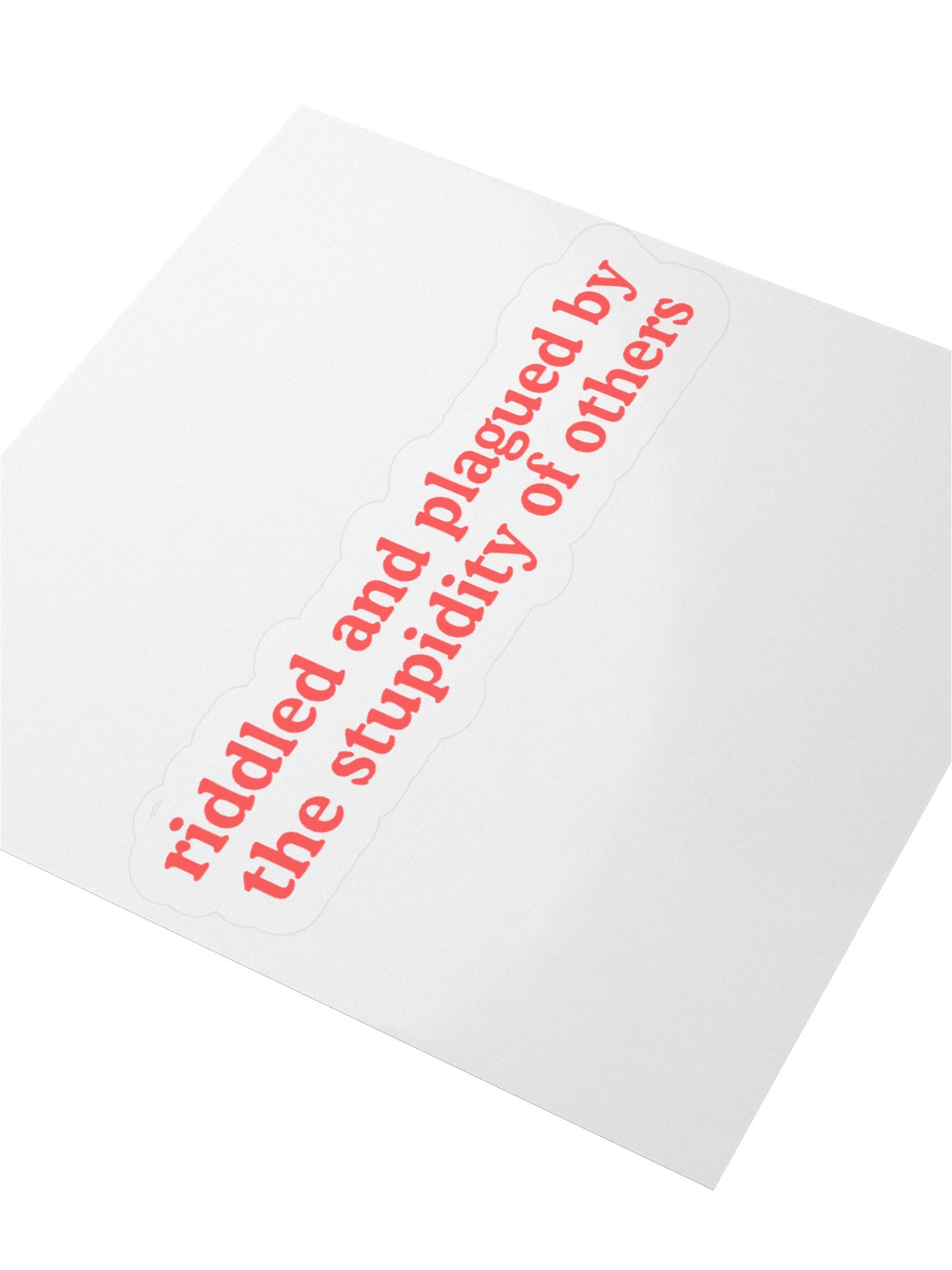 Stupidity Sticker product image (3)
