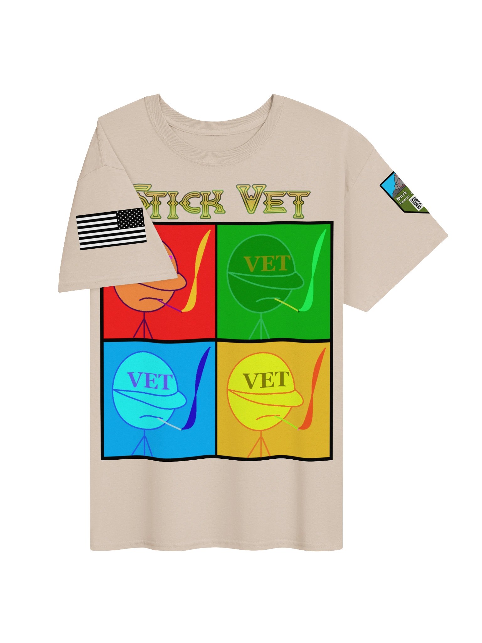 Retro Stick Vet Shirt product image (3)