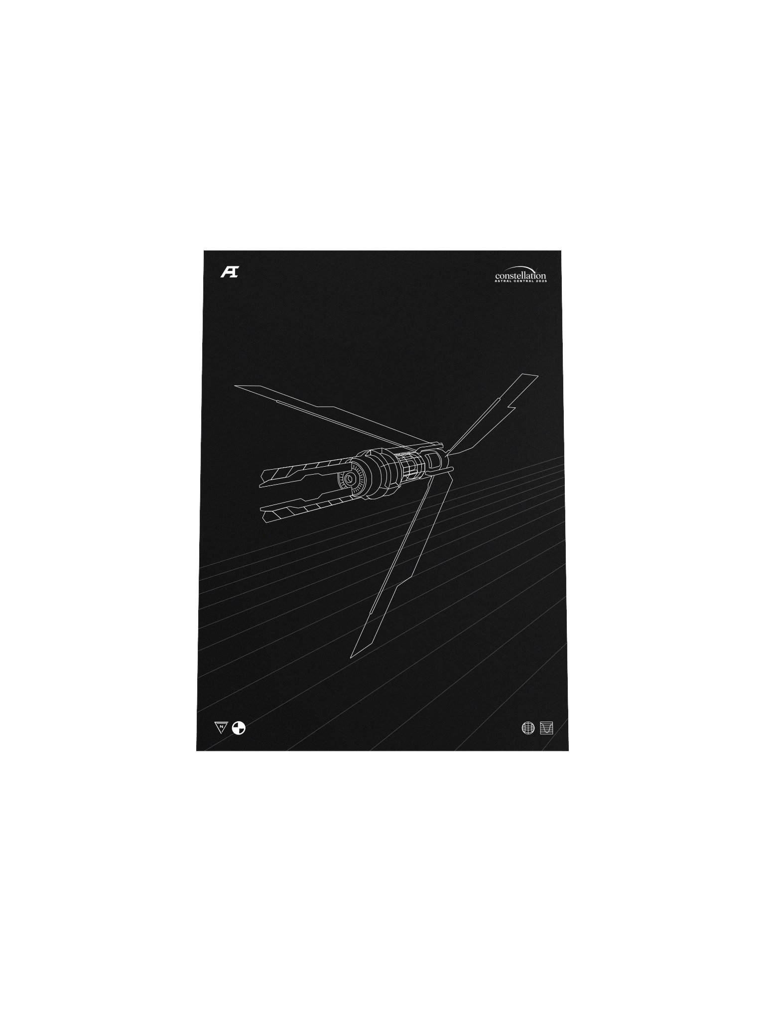 Harvester Pylon "Blackprint Sketch" Poster product image (4)