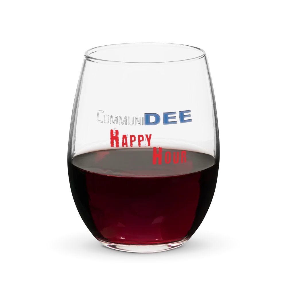 CommuniDEE Happy Hour Wine Glass product image (3)