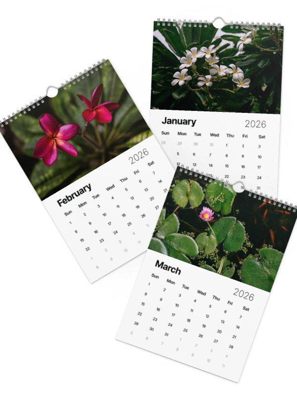 2026 Maui Flora Calendar - Photography by Kayla x Ruble product image (2)