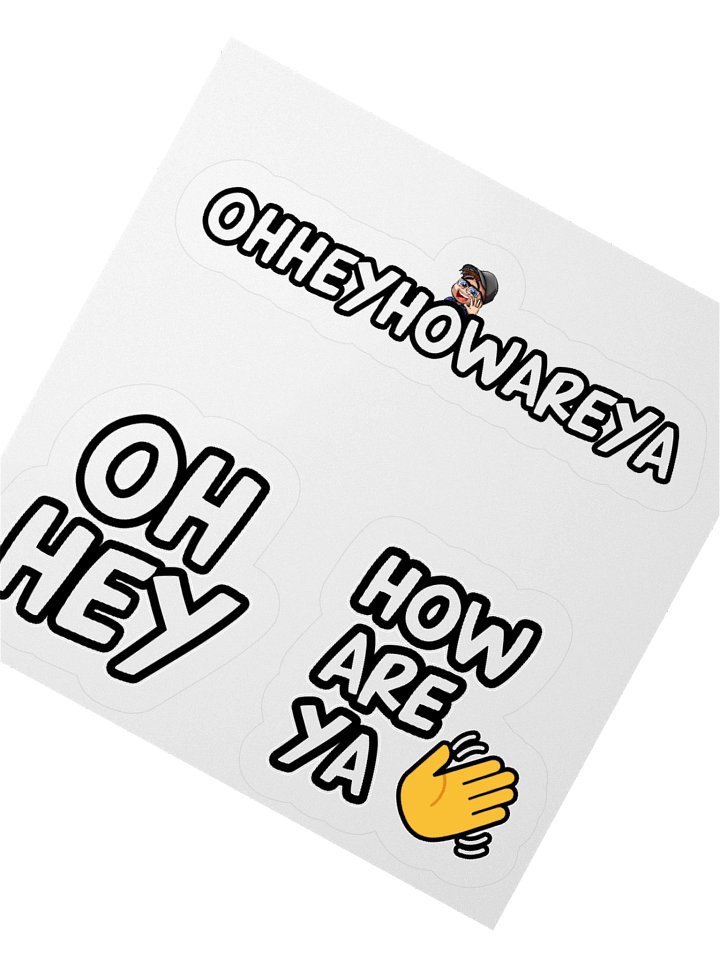 OHHEYHOWAREYA Stickers product image (6)