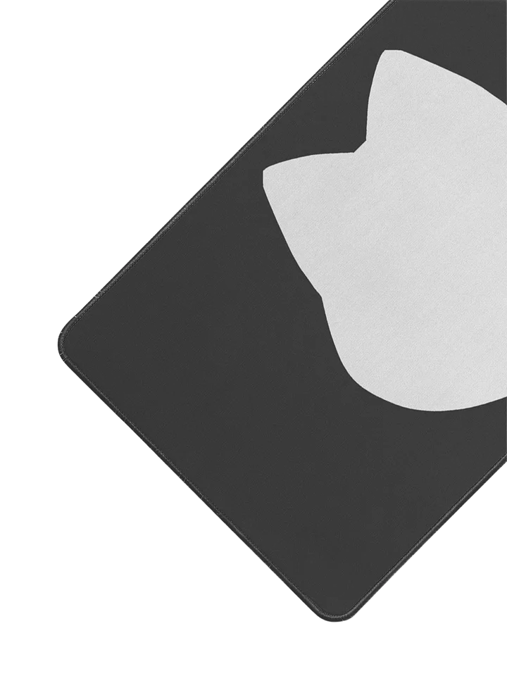 White Logo Mouse Pad product image (1)
