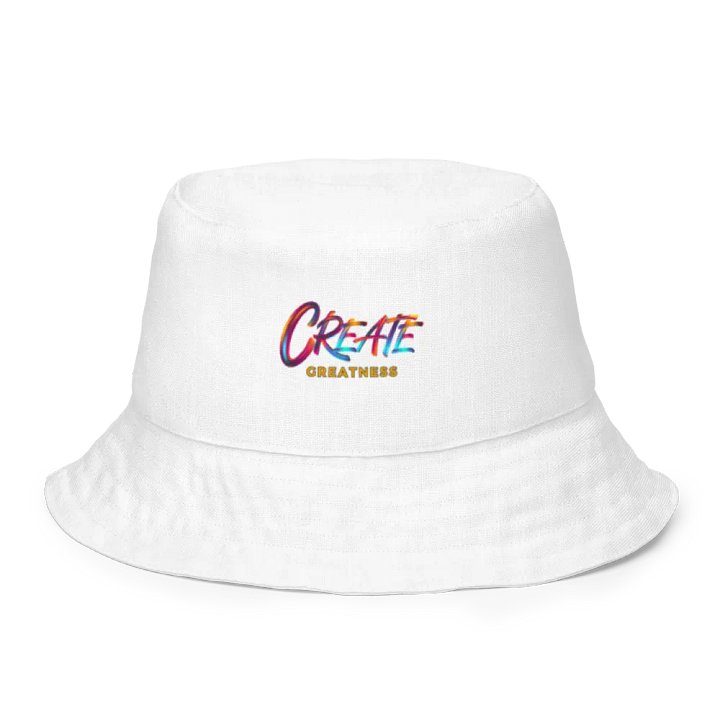 Reversible Born to Dance Her Silhouette + Create Greatness Bucket Hat product image (2)