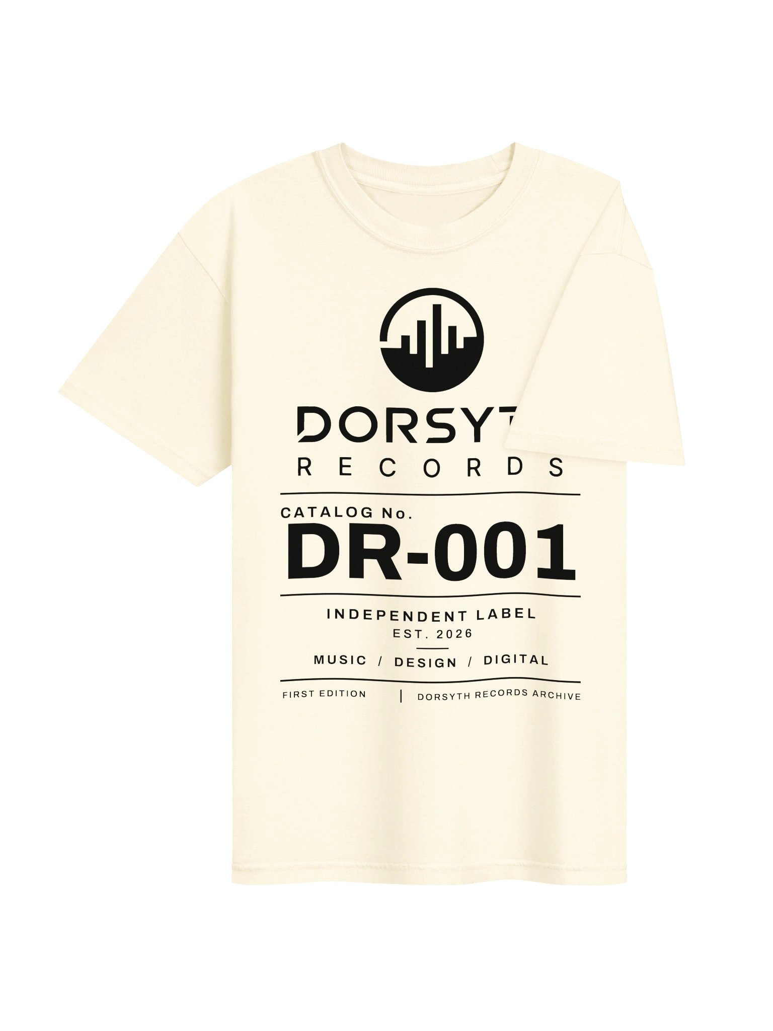 Dorsyth Records — DR-001 Catalog Tee product image (4)