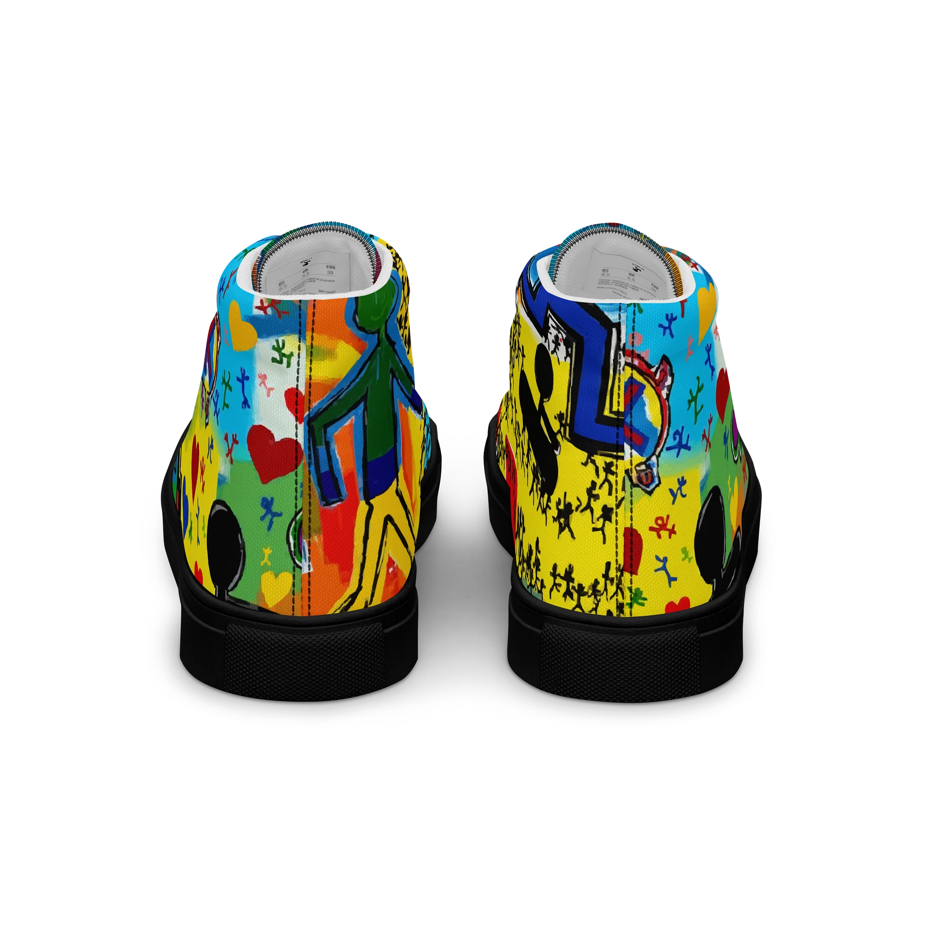 Tank the Skaterboy // Mens Graffiti High Tops product image (4)