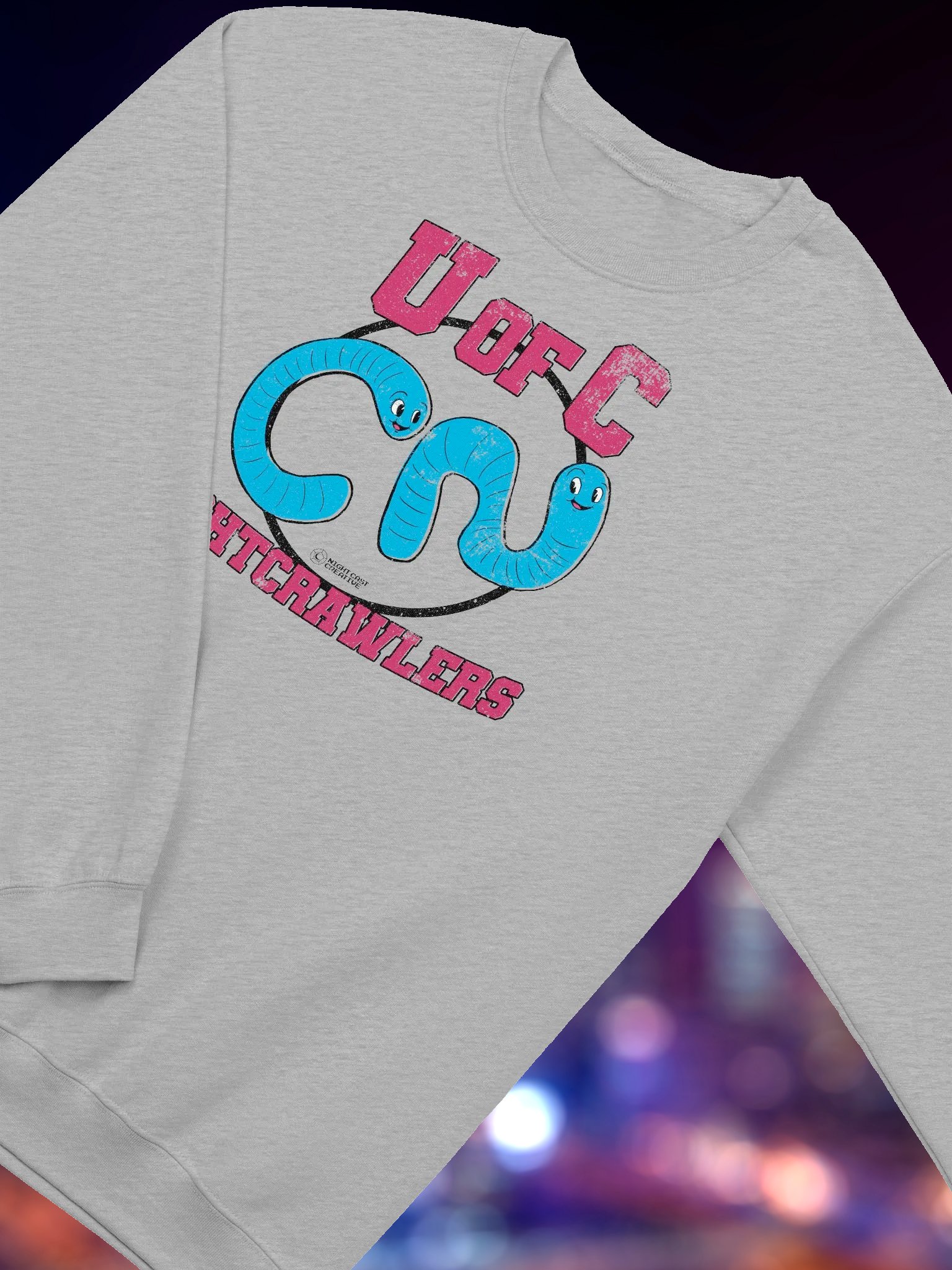 Go Nightcrawlers!–Unisex Crewneck Sweatshirt product image (2)