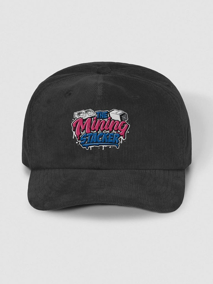 Mining Stacker Corduroy Dad Hat Front/Back Logo product image (1)