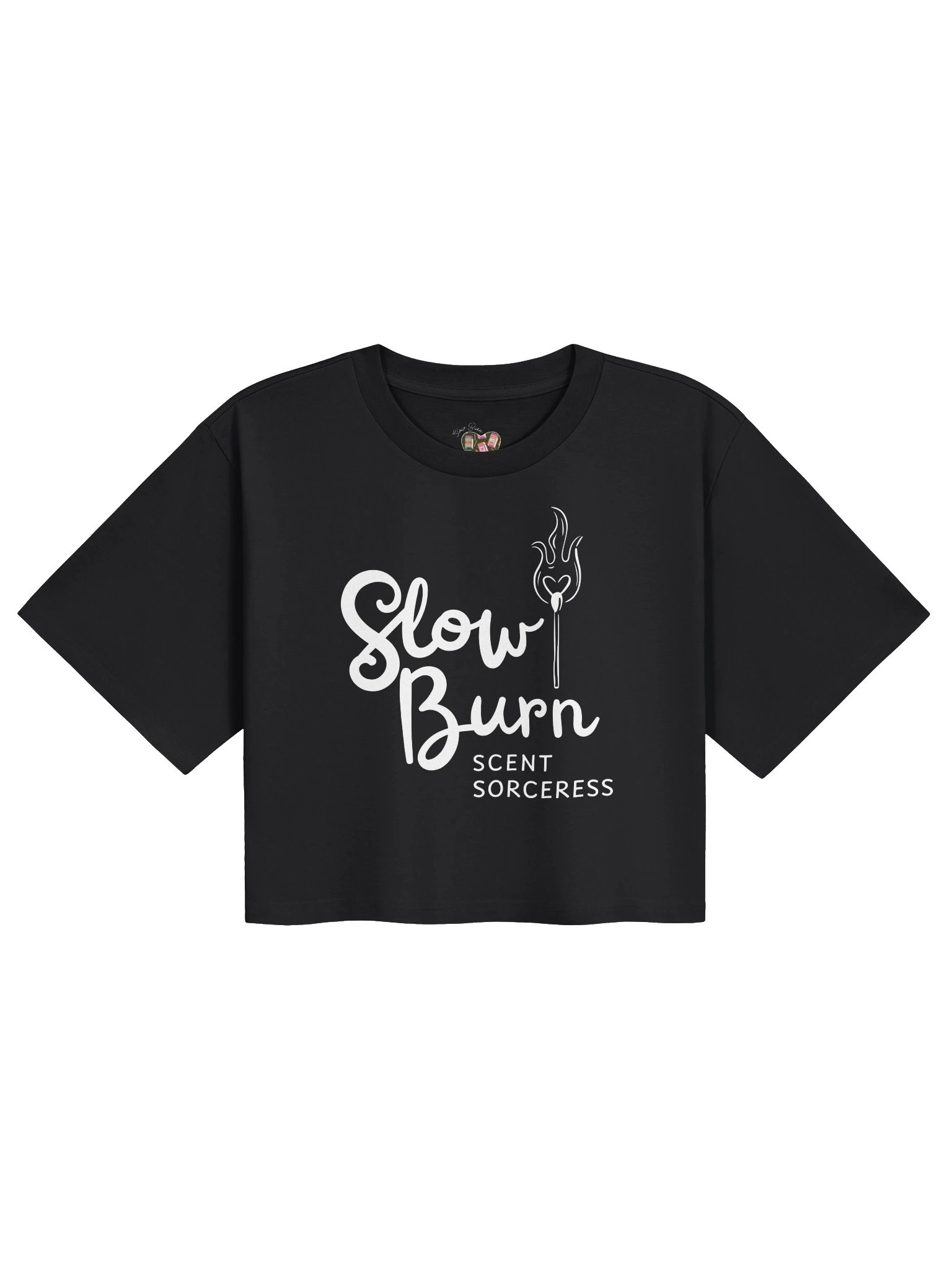 Slow Burn Sorceress | White Logo - Relaxed Crop product image (1)