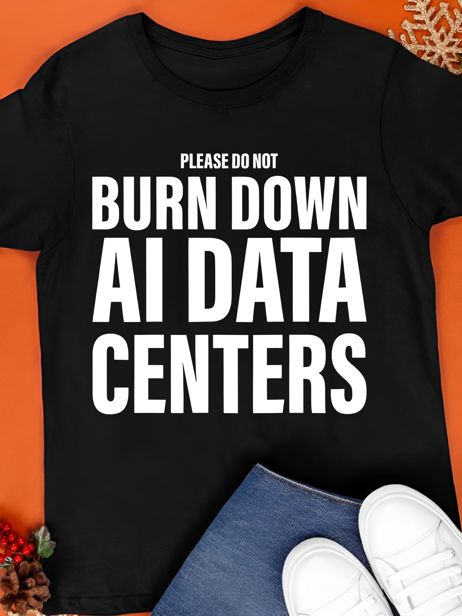 Please Do Not Burn Down AI Data Centers Shirt product image (1)
