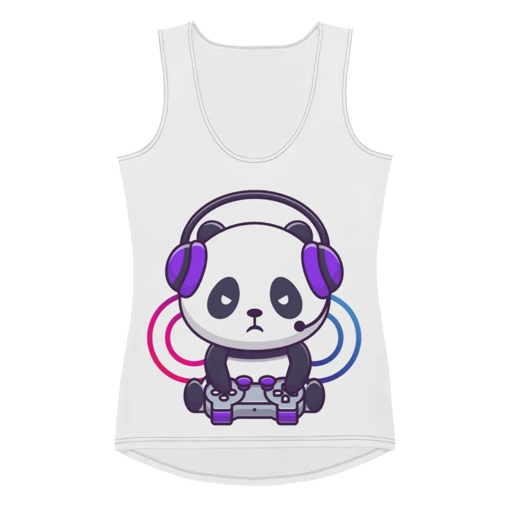 Womens Roro Panda Tank Top product image (3)