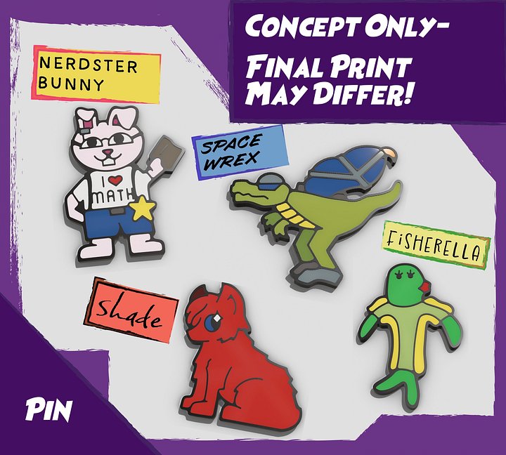 Toddler D&D Pin Set (May 2026) product image (1)