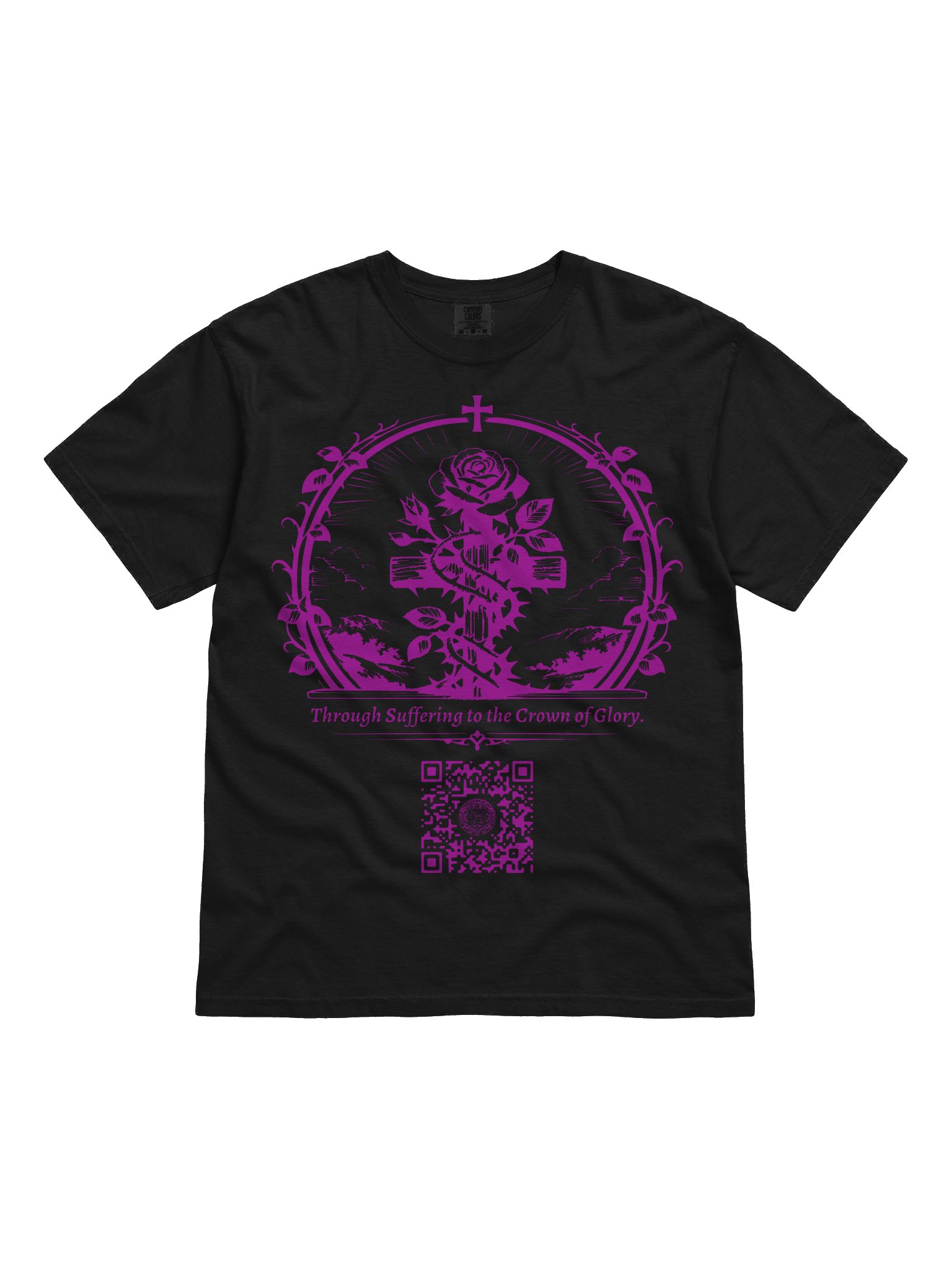 Rose and Thorns (Color on Black/White) product image (1)