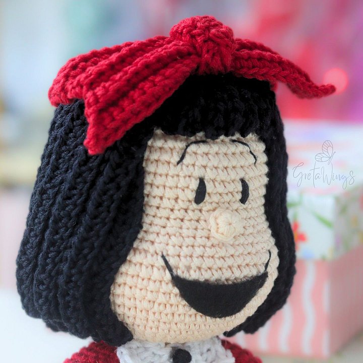Your Crocheted Mafalda! An Amigurumi Pattern You'll Love. (Digital Download) product image (2)
