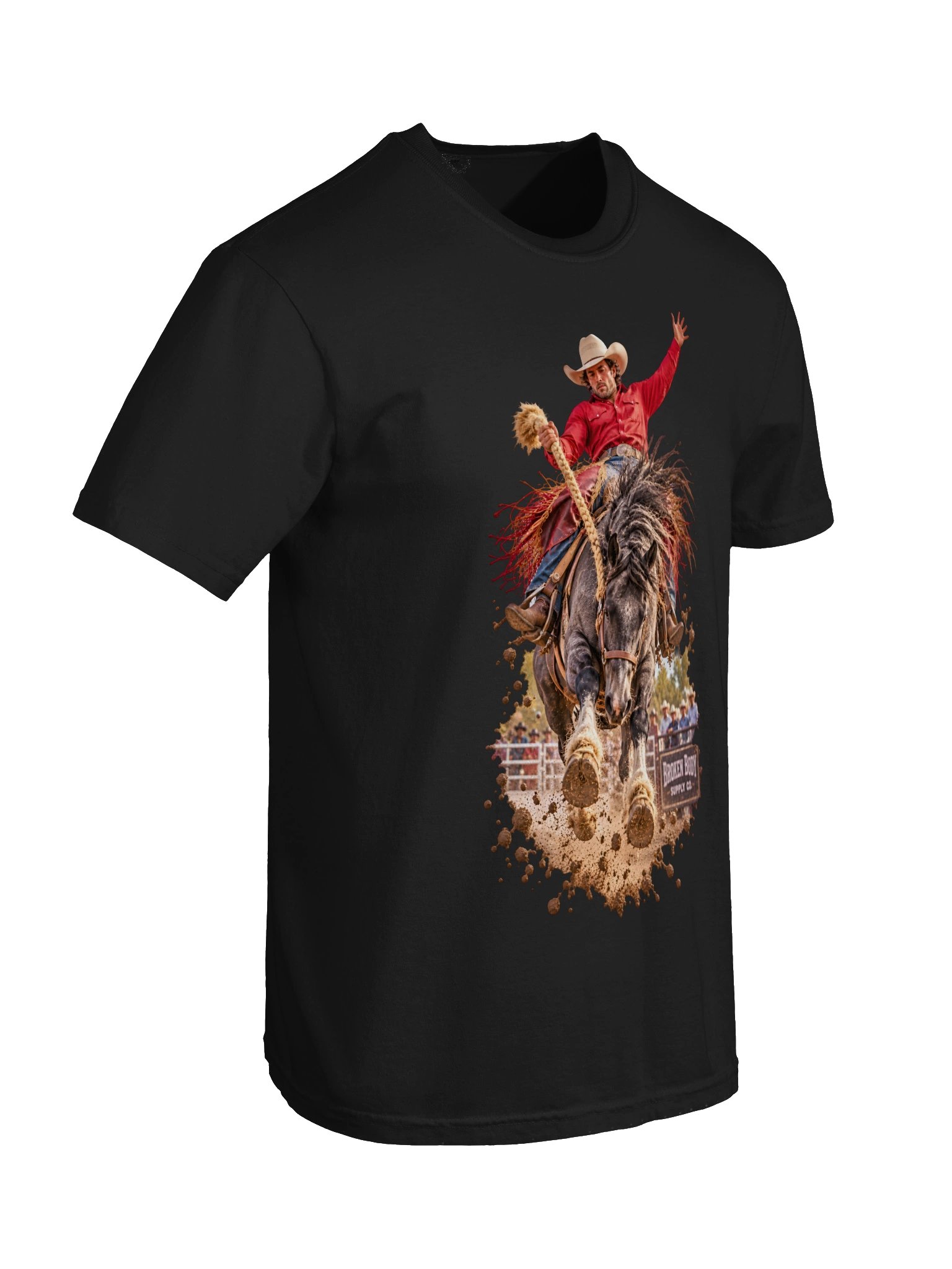 Saddle Bronc Dirtstorm T-Shirt | ROUGHSTOCK RODEO™ product image (12)