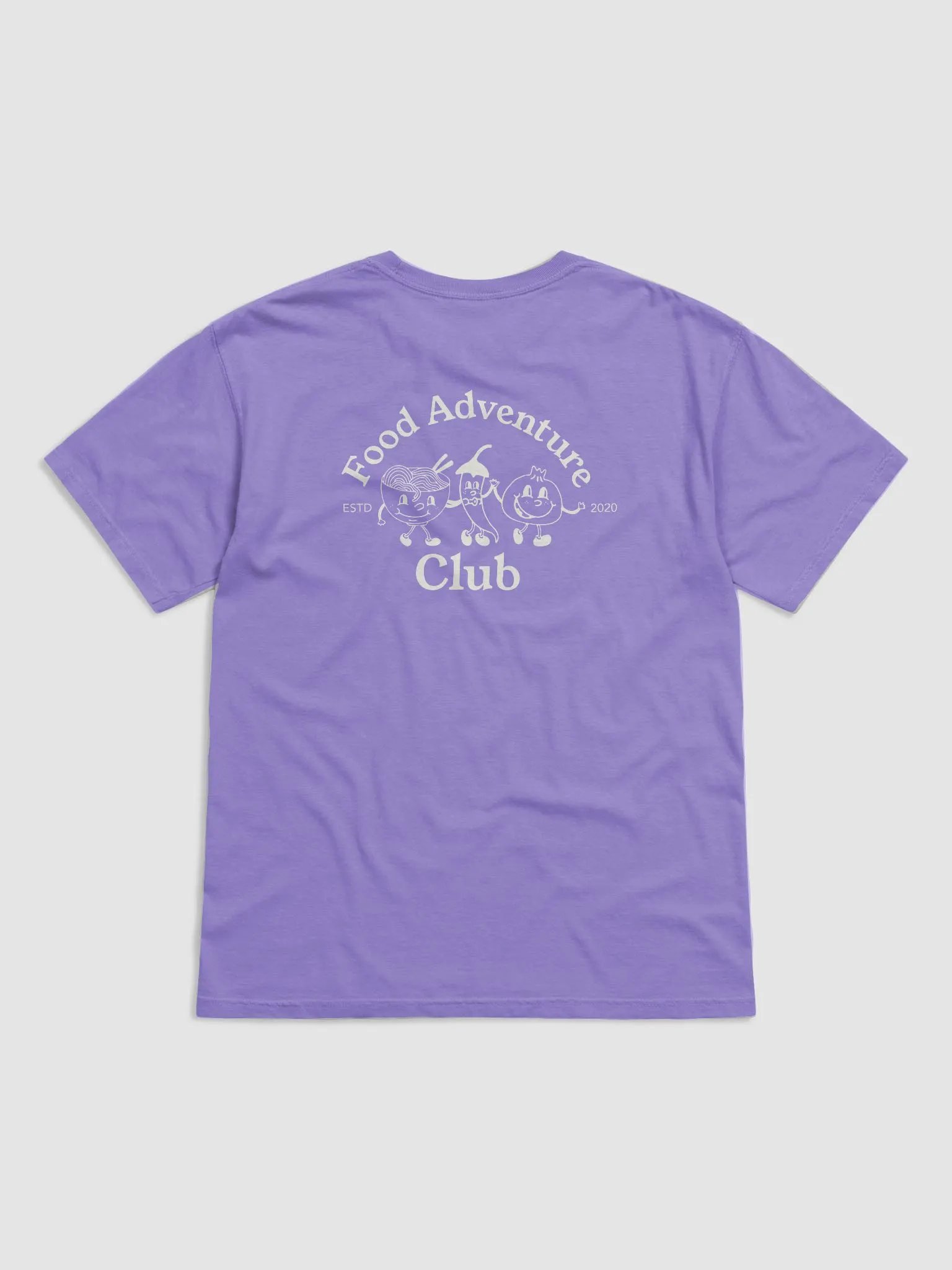 Food adventure club T-Shirt PURPLE! product image (3)