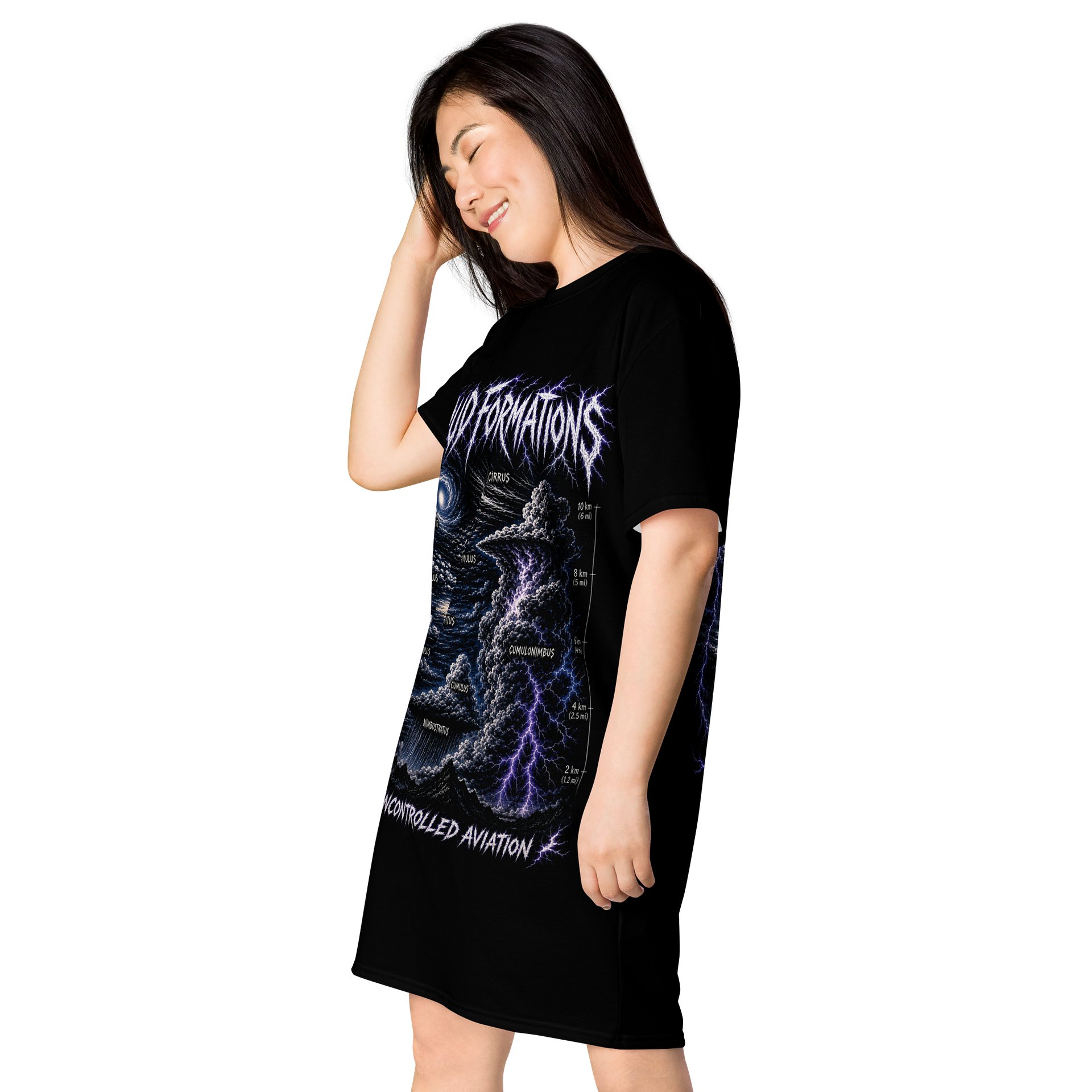 CLOUDS World Tour — Aviation Weather Line — Shirt Dress product image (3)