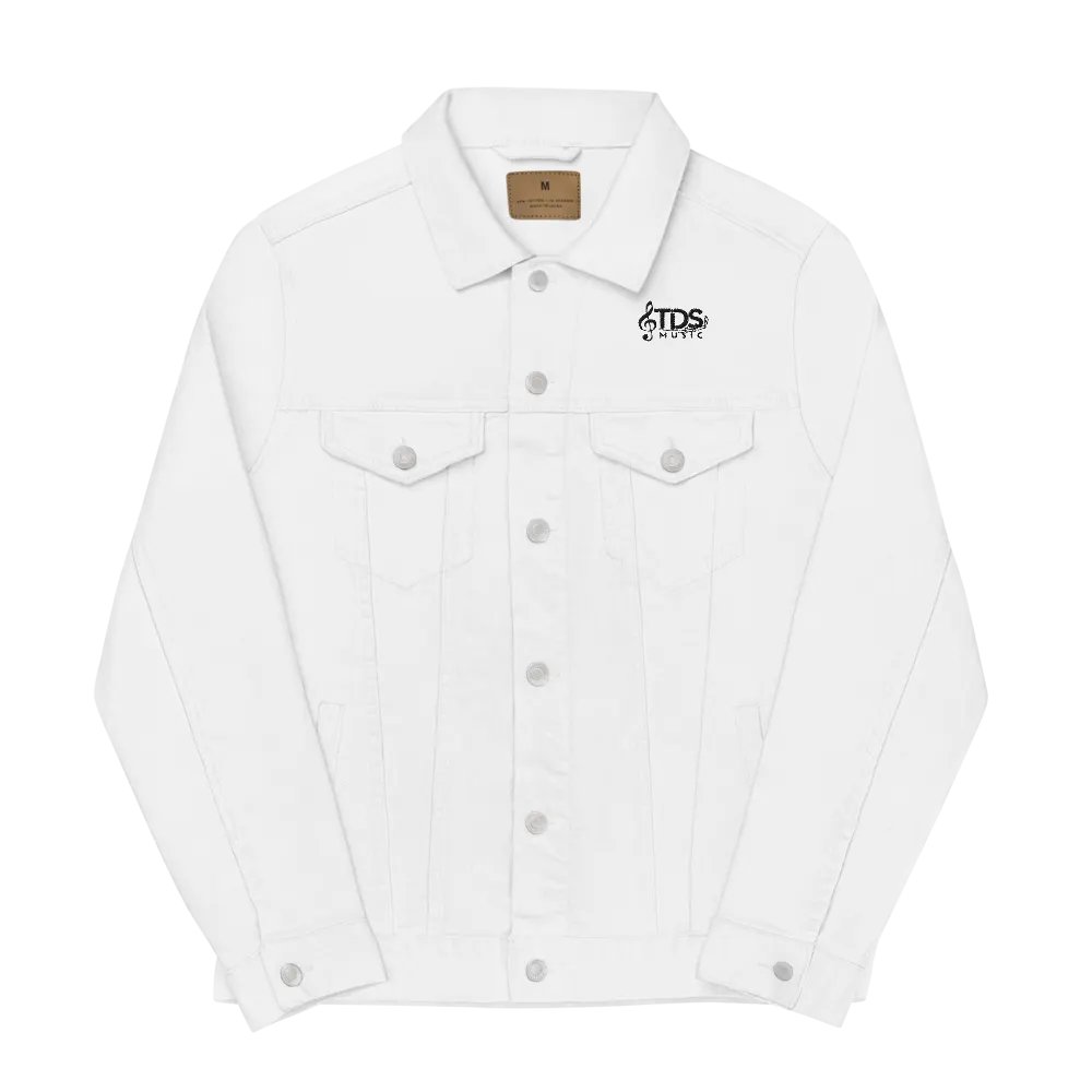 TDS Music Unisex Denim Jacket with Minimalist Mountain Design product image (4)