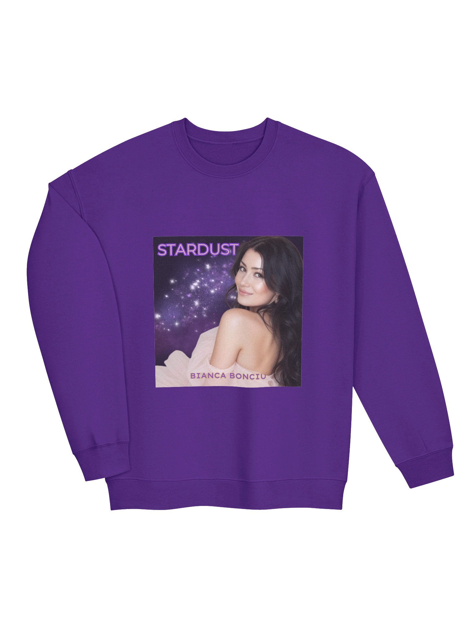 Stardust Album Cover Crewneck Sweatshirt – Bianca Bonciu Official Music Merch product image (9)