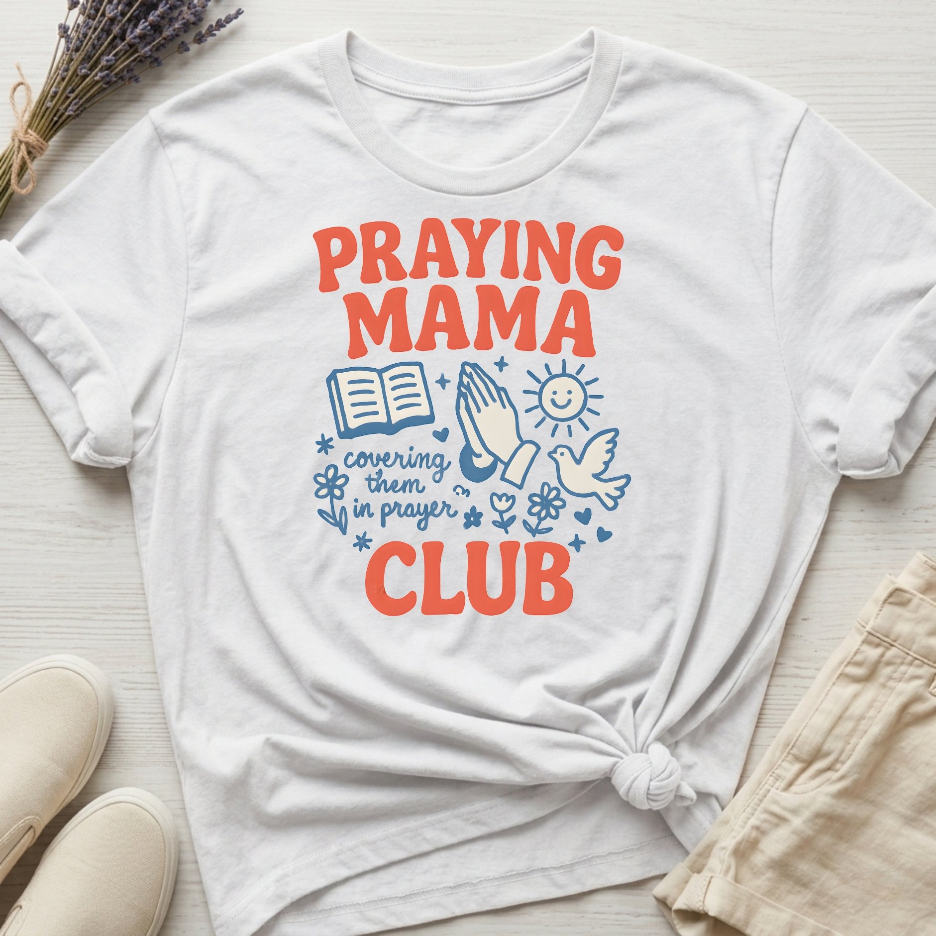 Praying Mama Club Organic T-Shirt product image (13)