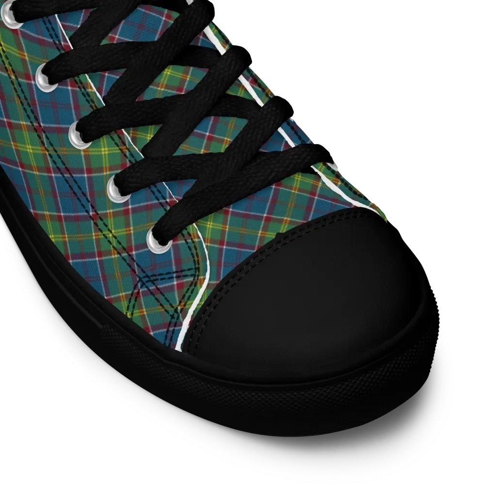 Ayrshire Tartan Men's High Top Shoes product image (11)