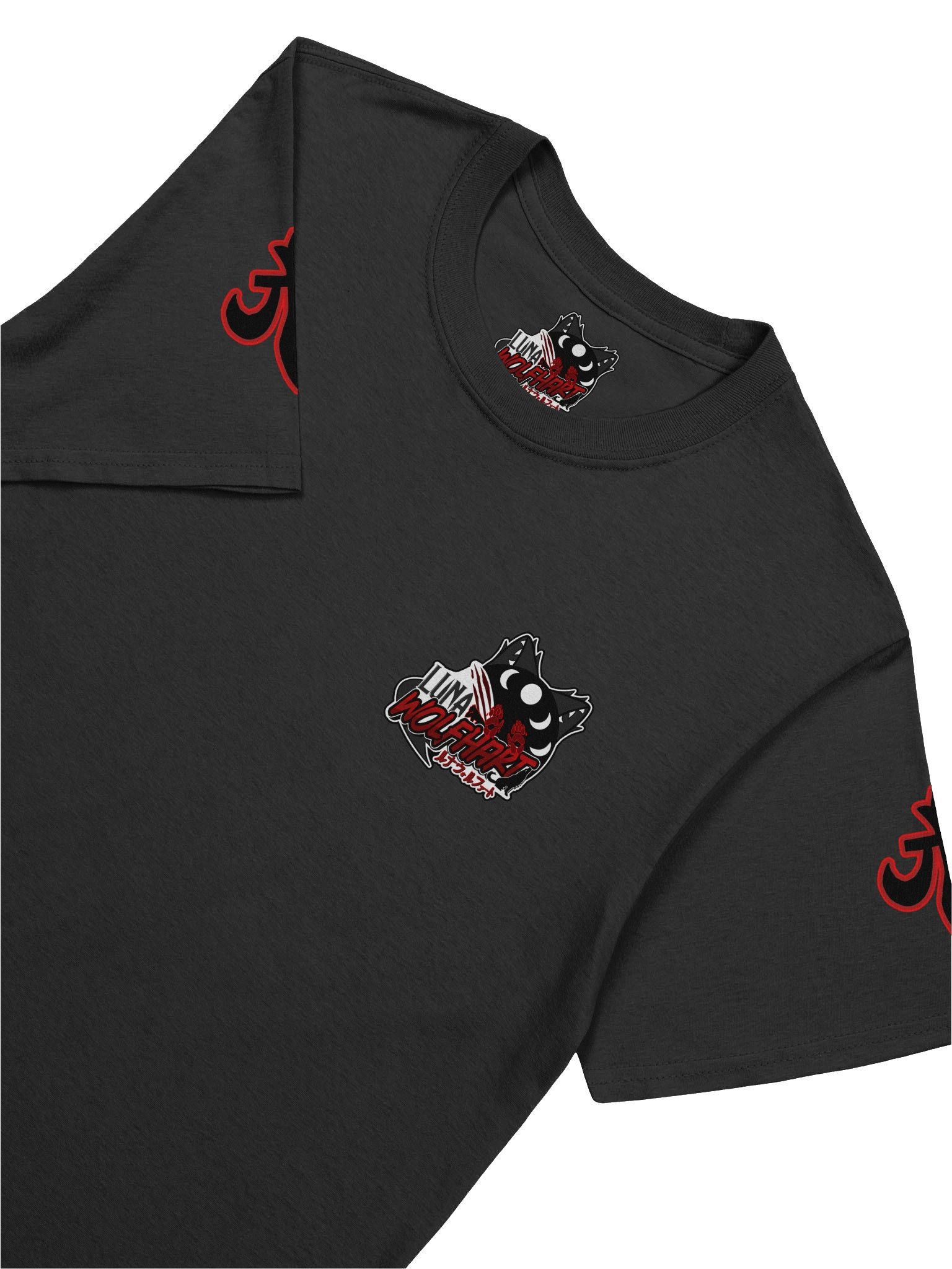 Red Neon Luna T-Shirt product image (3)