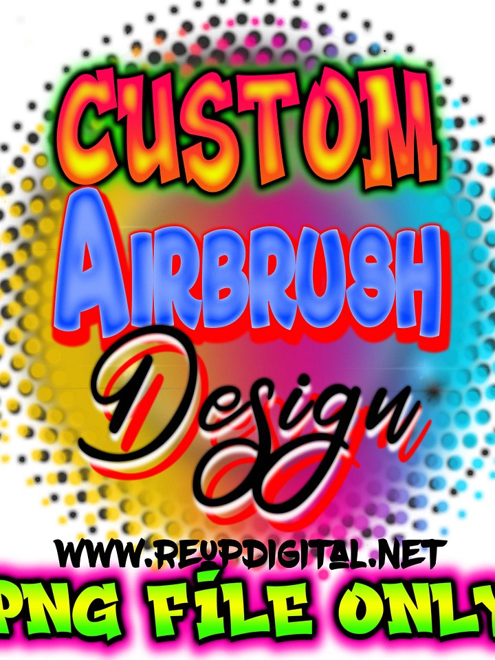 CUSTOM AIRBRUSH DESIGN UP TO 1 PHOTO product image (1)