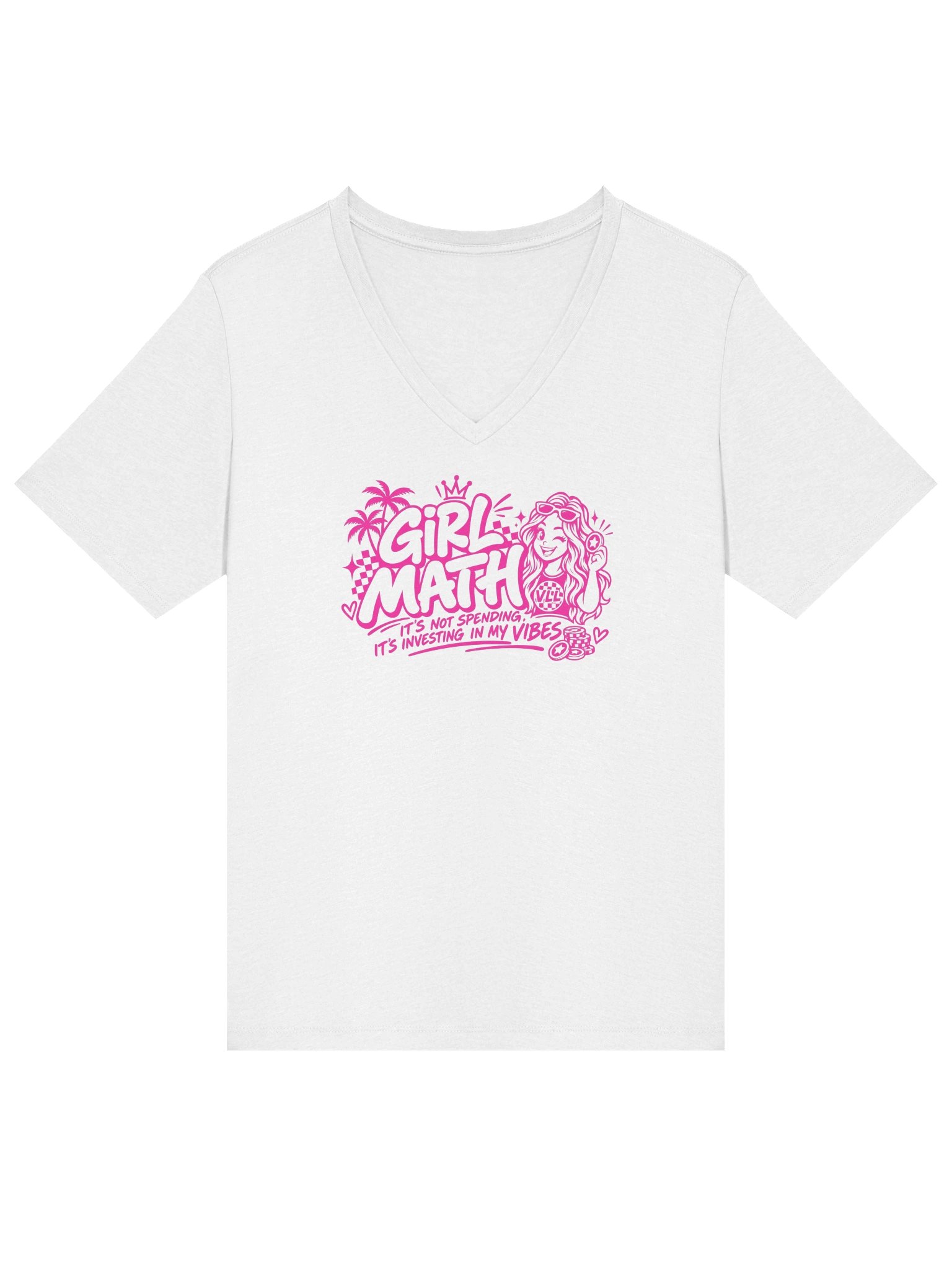 Girl Math V-Neck product image (3)