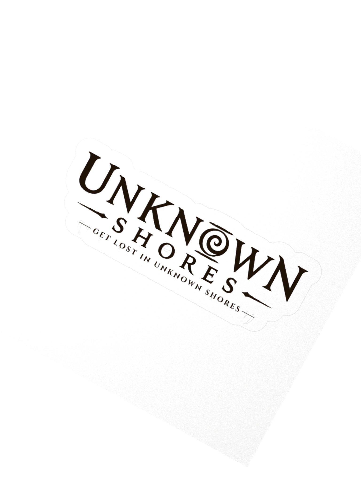 Unknown Shores Logo Sticker product image (7)