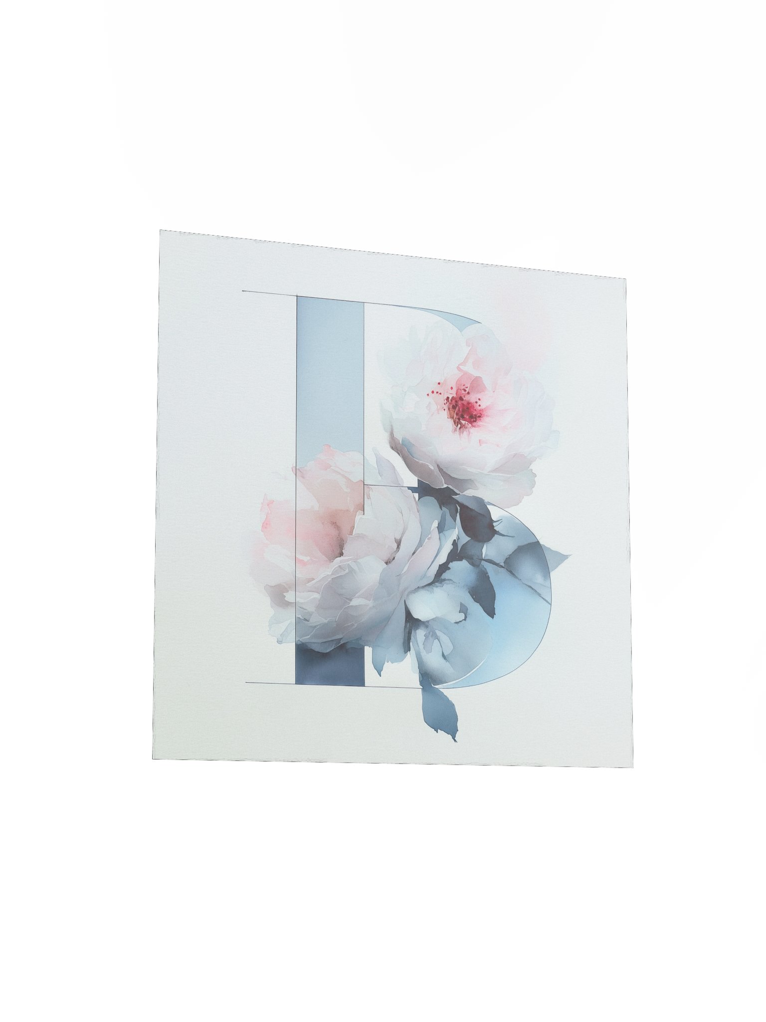 Powder Blue: Soft Layered 'B' product image (12)