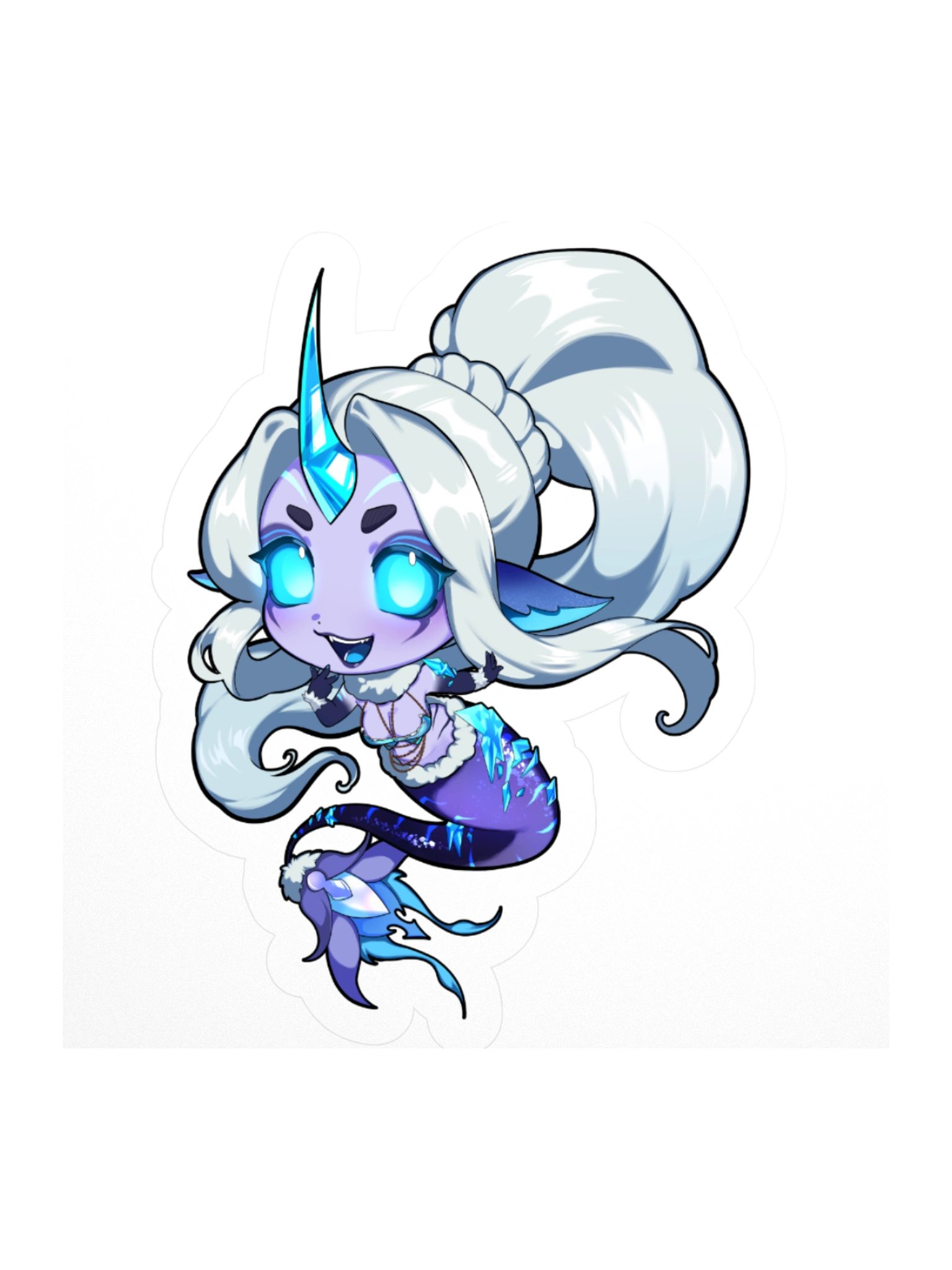 Chibi Mermaid - Sticker product image (1)