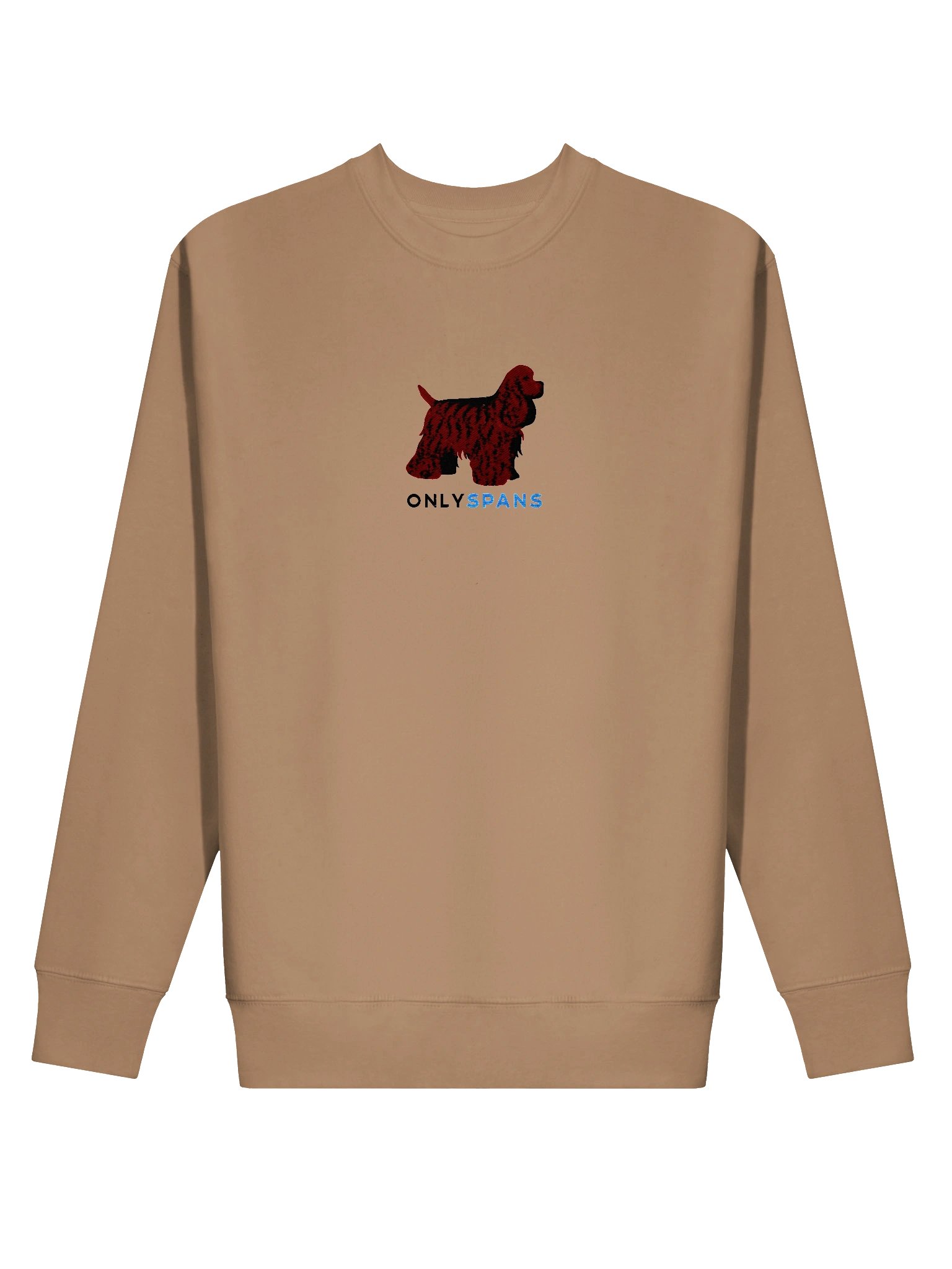 Only Spans Sweatshirt (Embroidered) of an American Cocker Spaniel(Liver) product image (7)