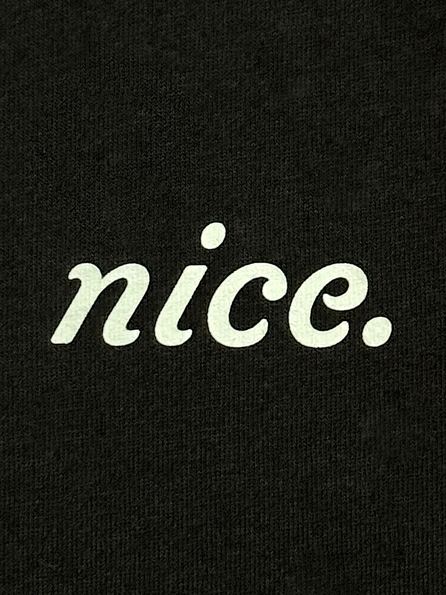 Nice. Classic Black Tee product image (2)