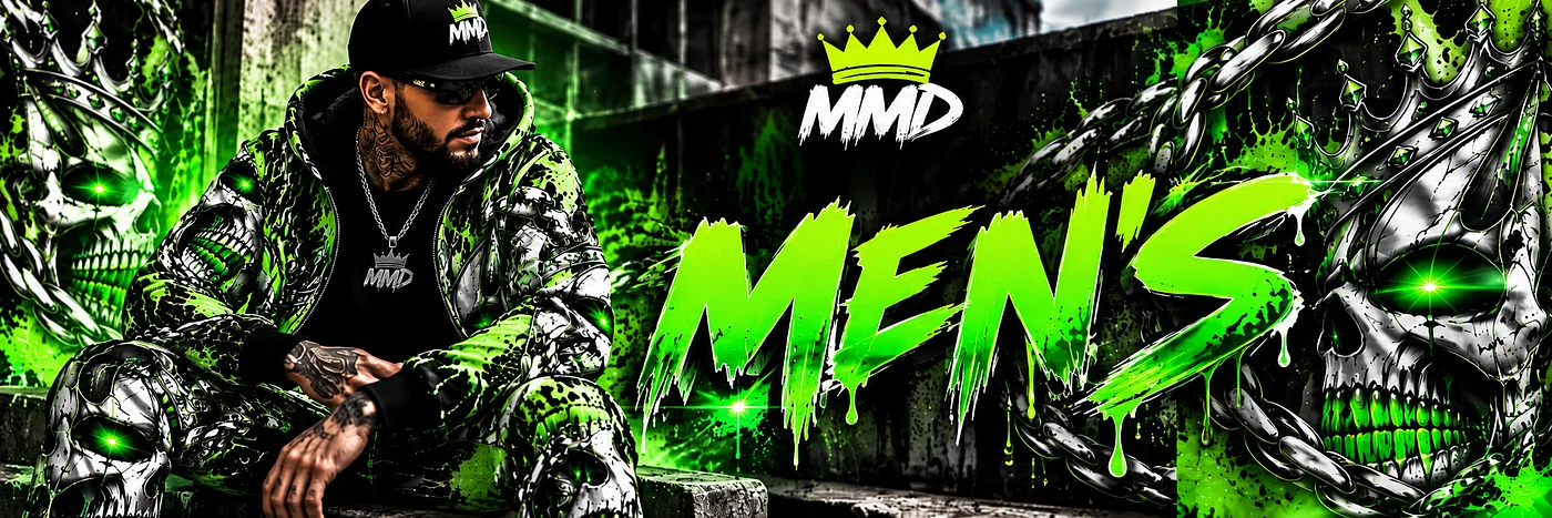 Shop MMD men’s streetwear, graphic hoodies, shirts, pants, and accessories