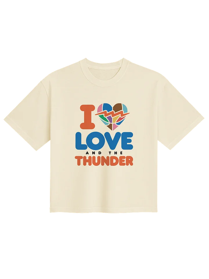 I Love Love and the Thunder Women's Boxy Pride Tee product image (2)