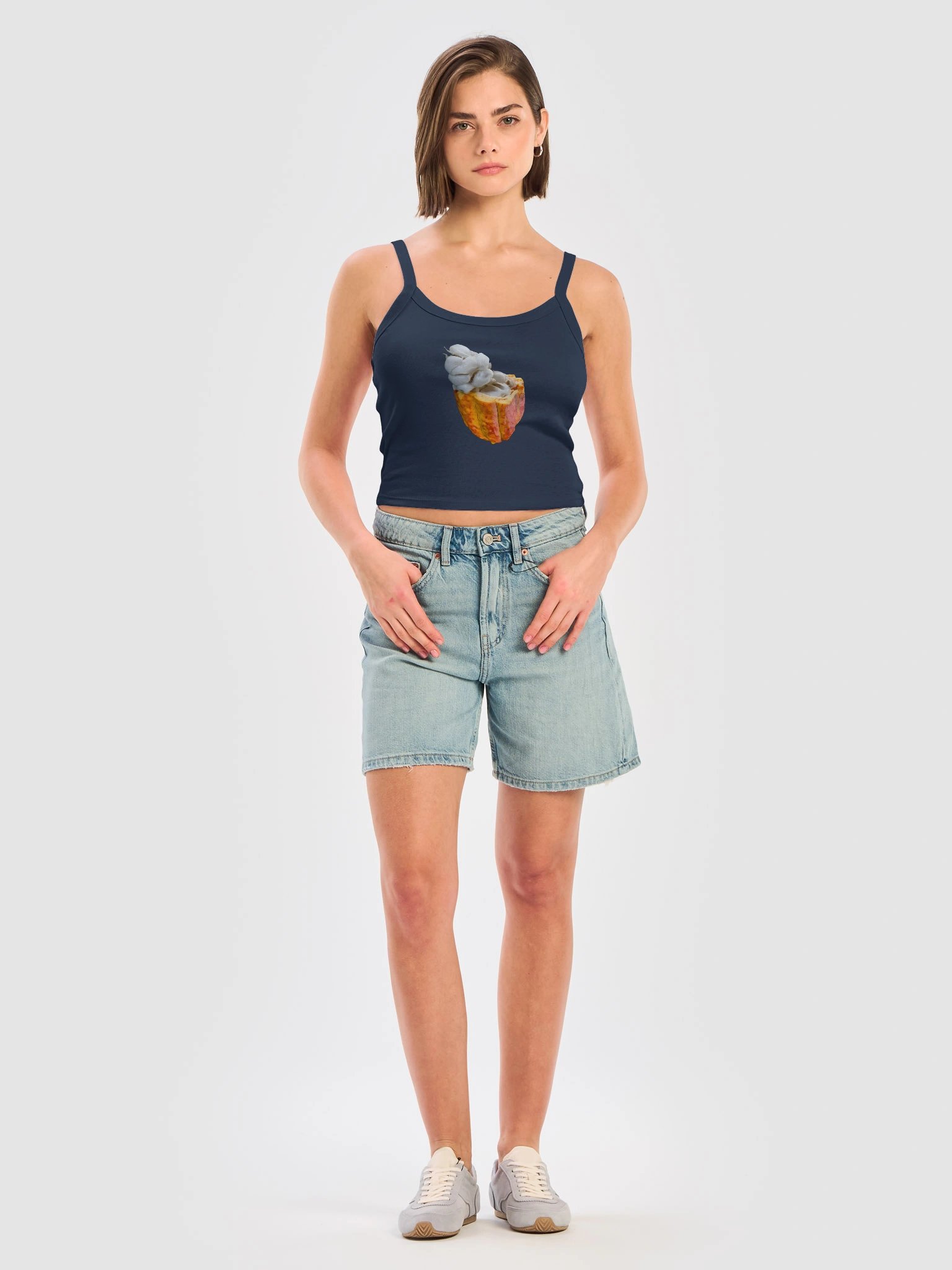 Caribbean Apples - CoCao West Indies Minimal | Women's Micro-Rib Tank Top | 6 Colors product image (5)